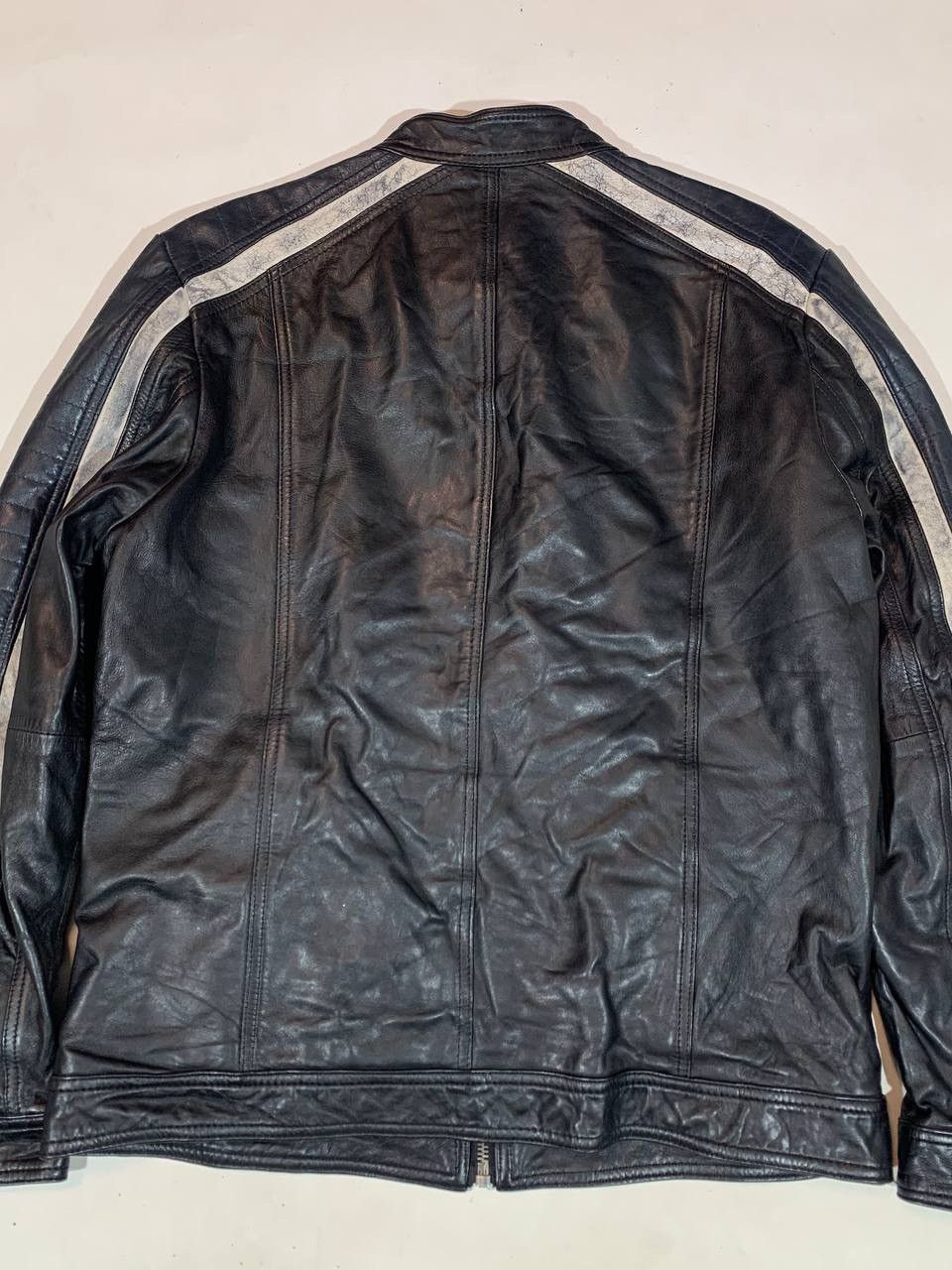 Other Lakeland Leather Racing Biker Jacket Size US L / EU 52-54 / 3 - 11 Thumbnail