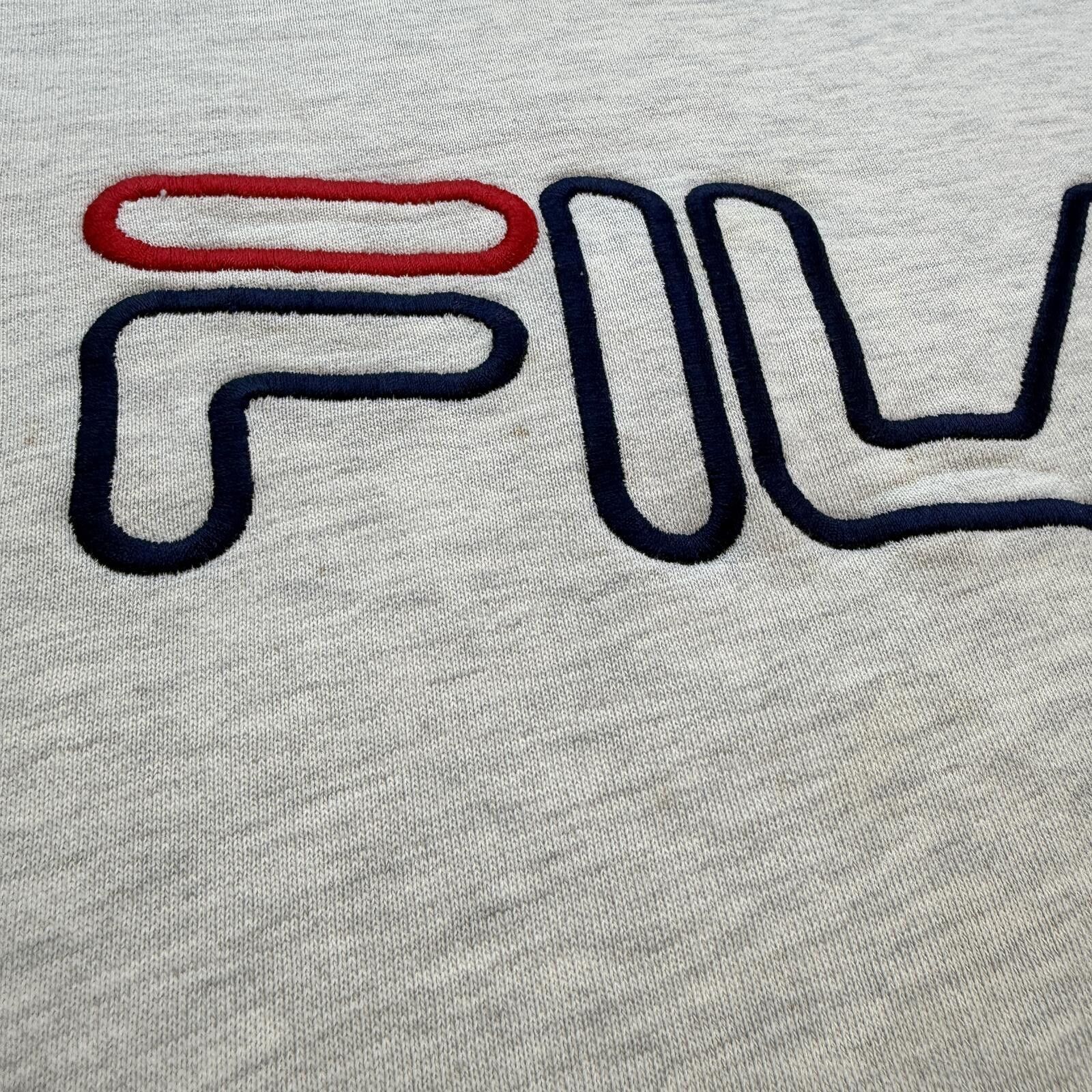 Fila Vintage Fila Embroidered Crewneck Sweatshirt Heather Y2K Size US M / EU 48-50 / 2 - 5 Thumbnail