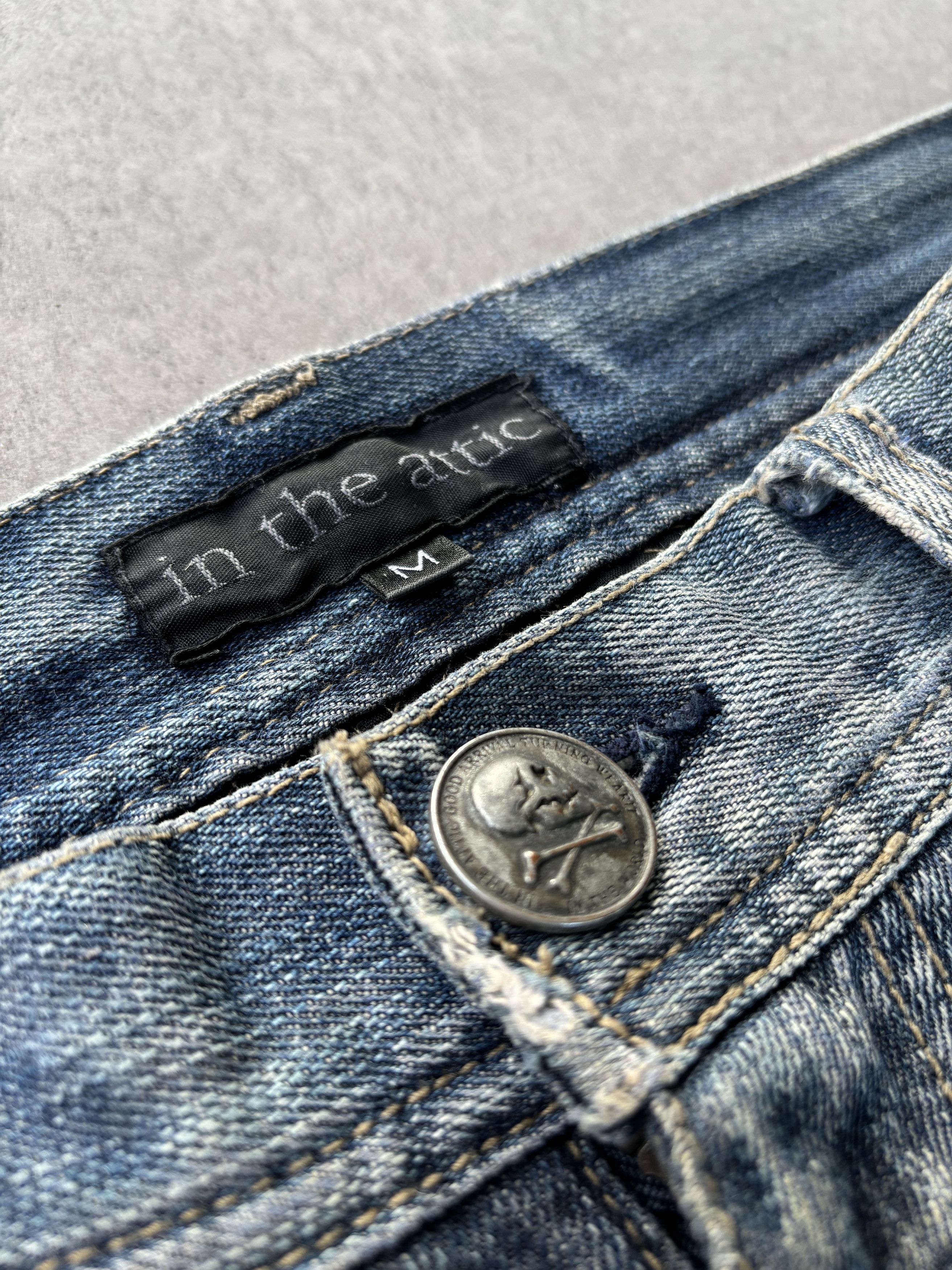 In The Attic × Vintage In The Attic Studded denim Size US 30 / EU 46 - 3 Thumbnail