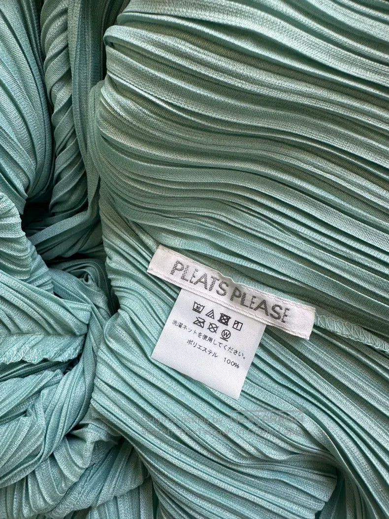 Issey Miyake Issey Miyake Mint Green Dress Size L / US 10 / IT 46 - 7 Thumbnail