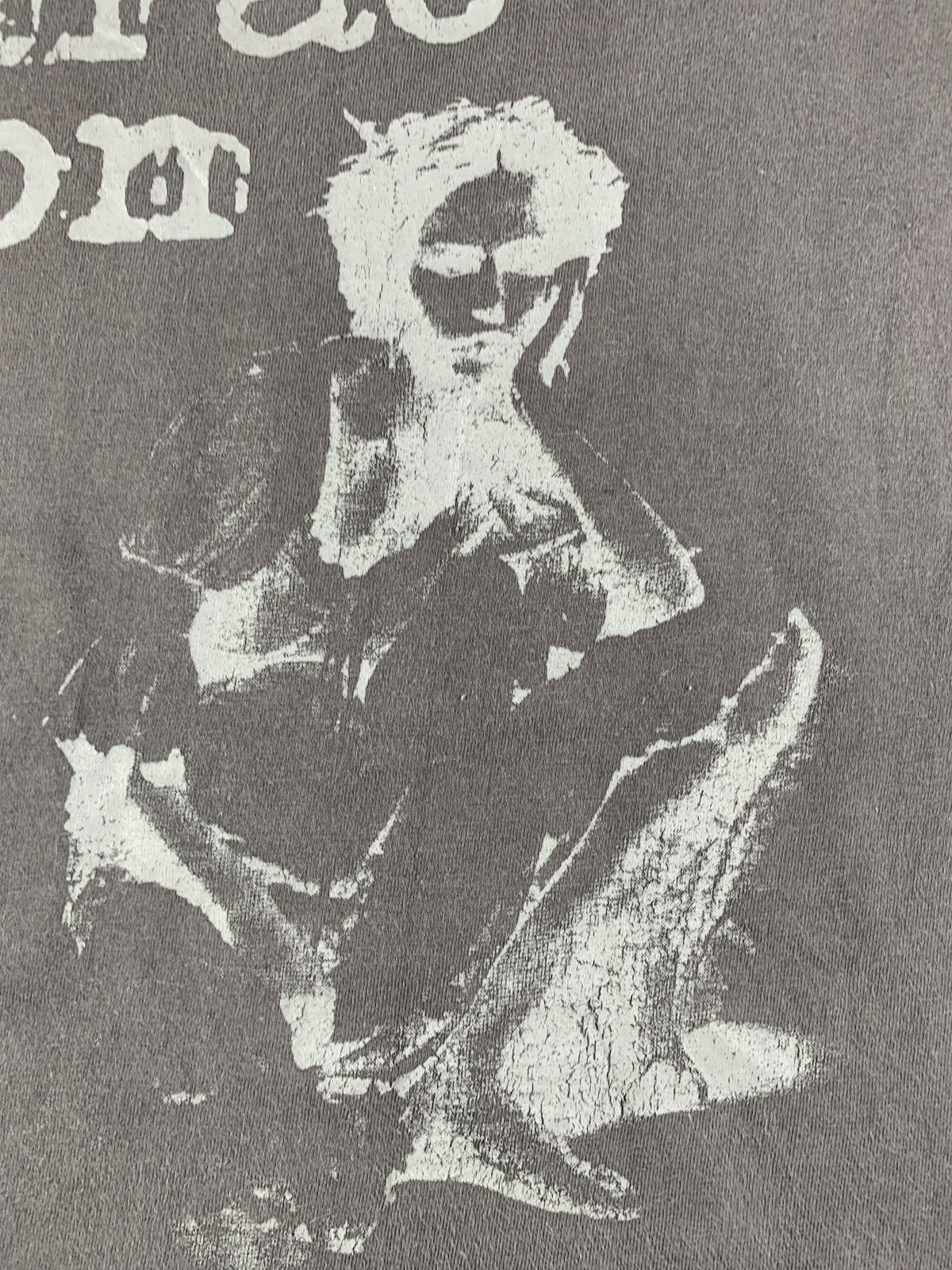 Japanese Brand Fatal Attraction Charcoal Girl Sitting Graphic Goth Top Size M / US 6-8 / IT 42-44 - 5 Thumbnail