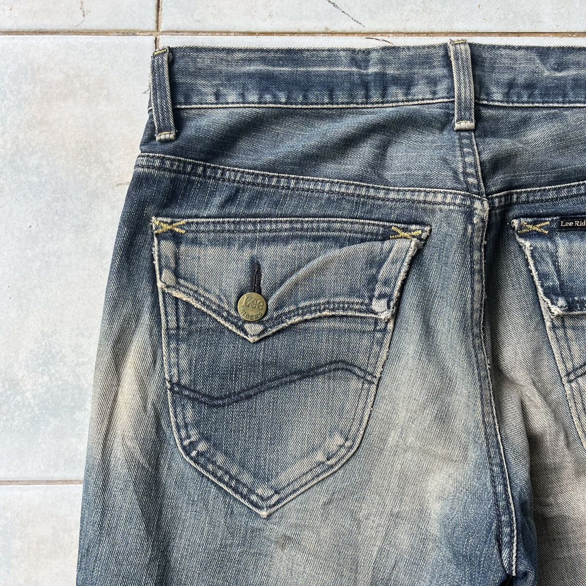 Lee Distressed Vintage Lee Riders Gold Label Japan Jeans Size US 33 - 6 Thumbnail