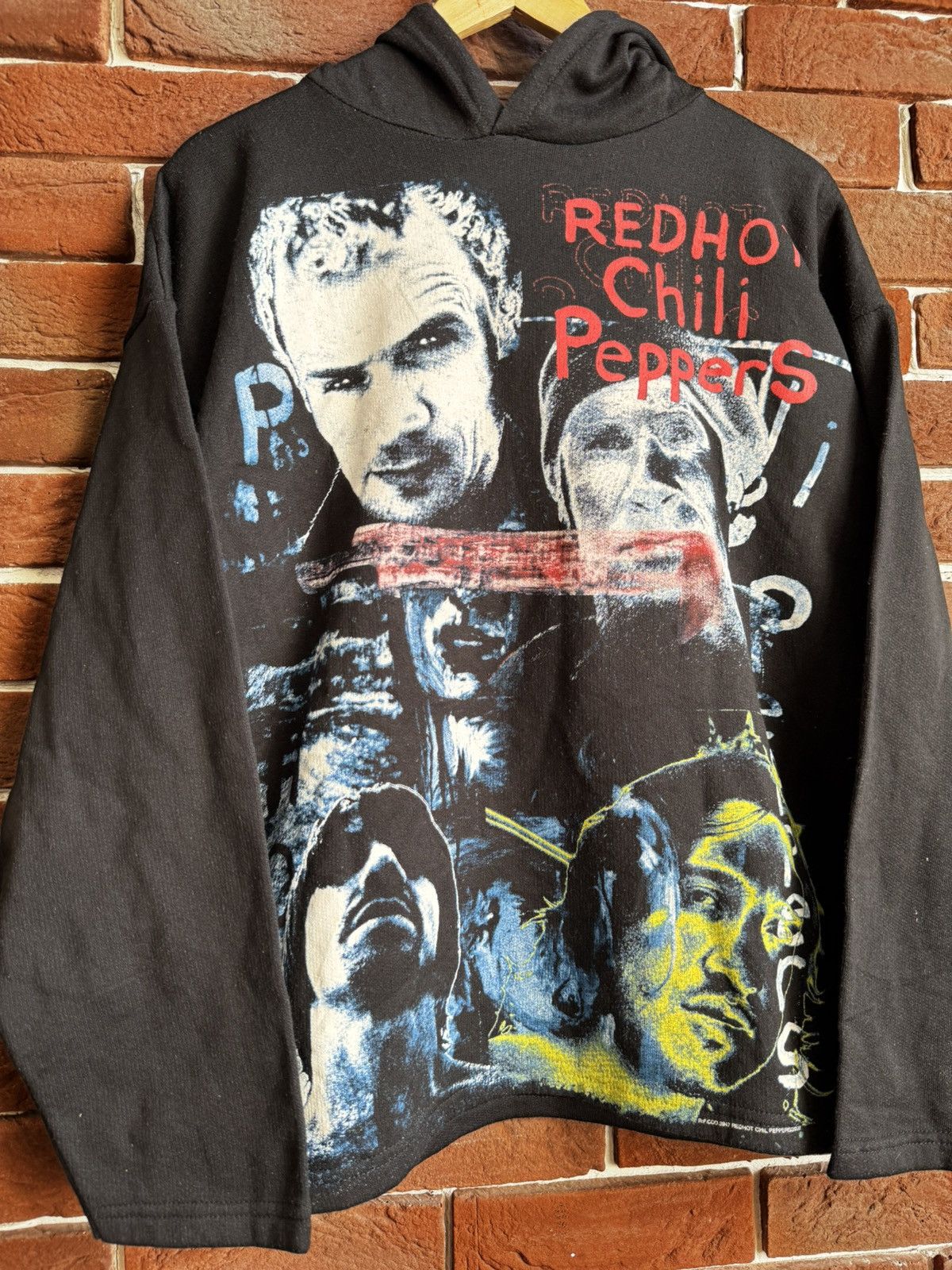 Band Tees Rare Vintage 00s Red Hot Chili Peppers By th way Rock Hoodie Size US L / EU 52-54 / 3 - 3 Thumbnail