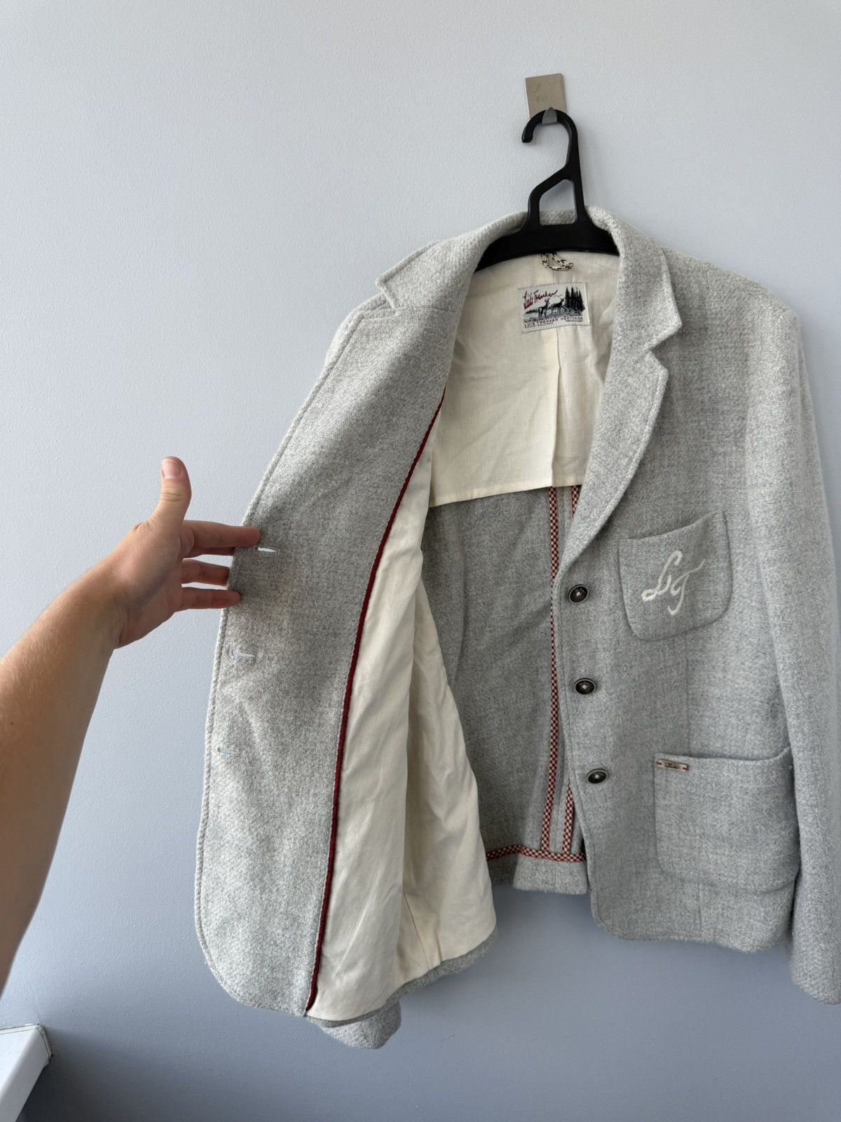 Vintage Luis Trenker Heritage Wool & Alpaka Blazer Size US S / EU 44-46 / 1 - 8 Thumbnail