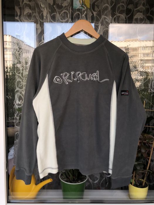 Rip Curl Vintage Rip Curl Fleece Sweatshirt Big Logo Surf Style Y2K ...