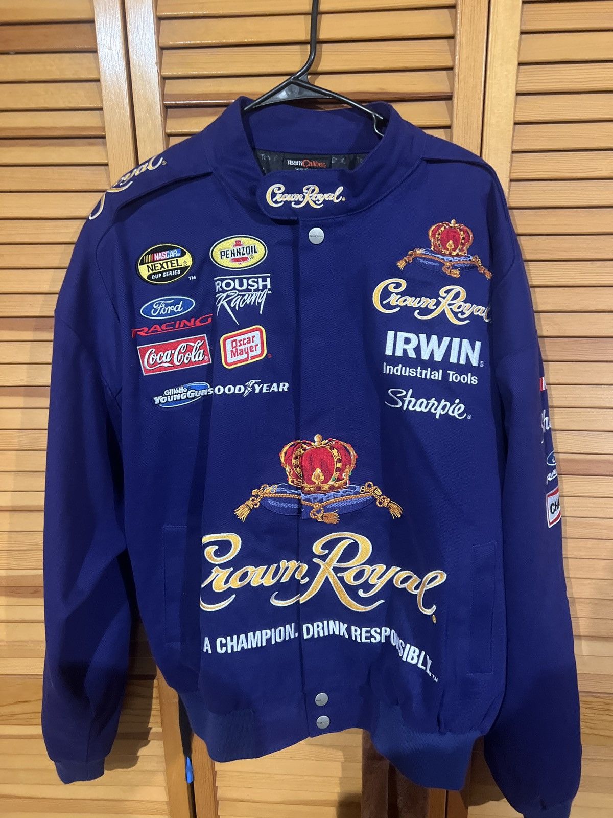 Crown royal nascar jacket sale