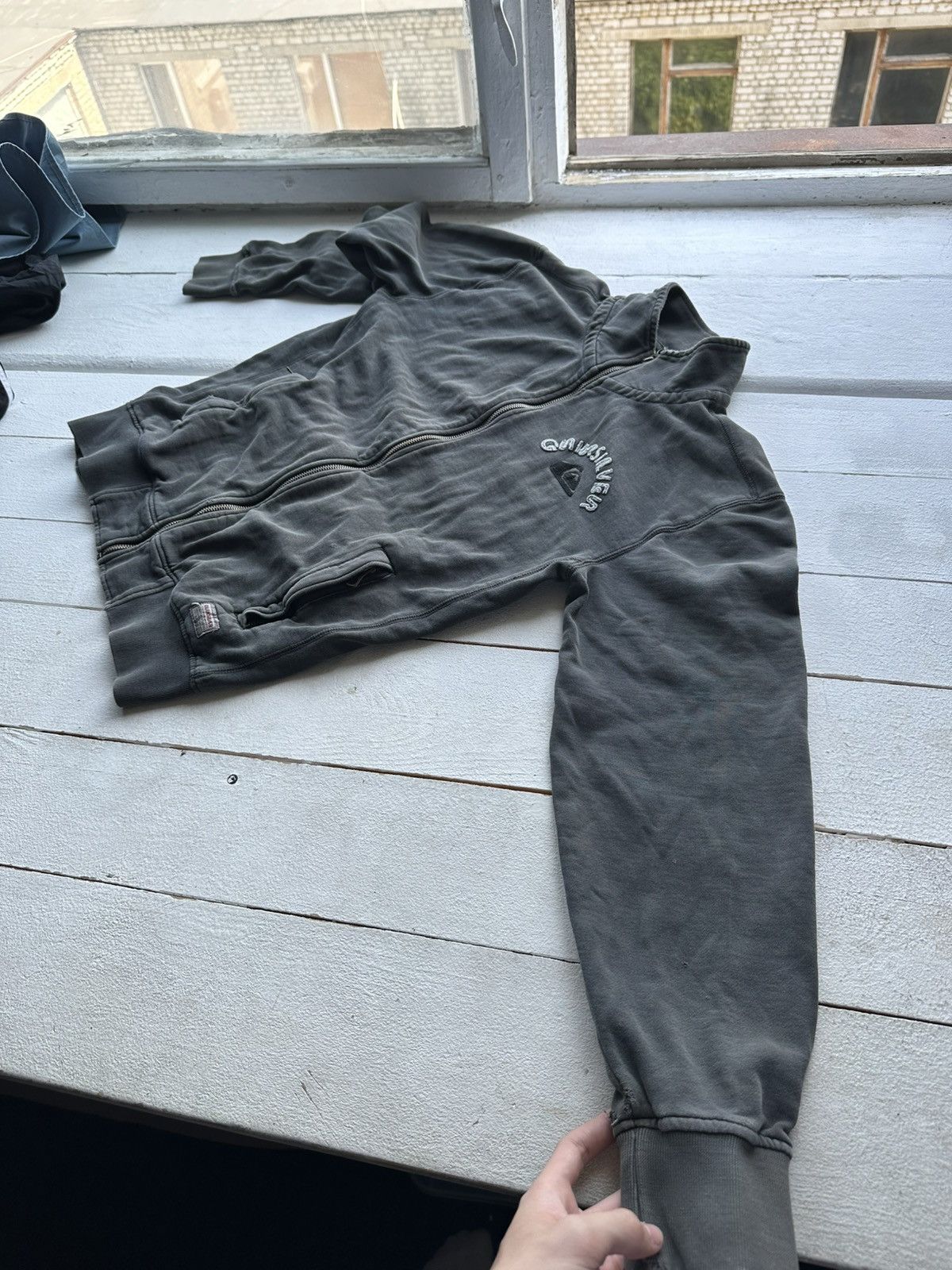 Quicksilver 🚨Crazy Vintage Quicksilver BOXY Sweatshirt Size M SURF rare Size US M / EU 48-50 / 2 - 2 Thumbnail