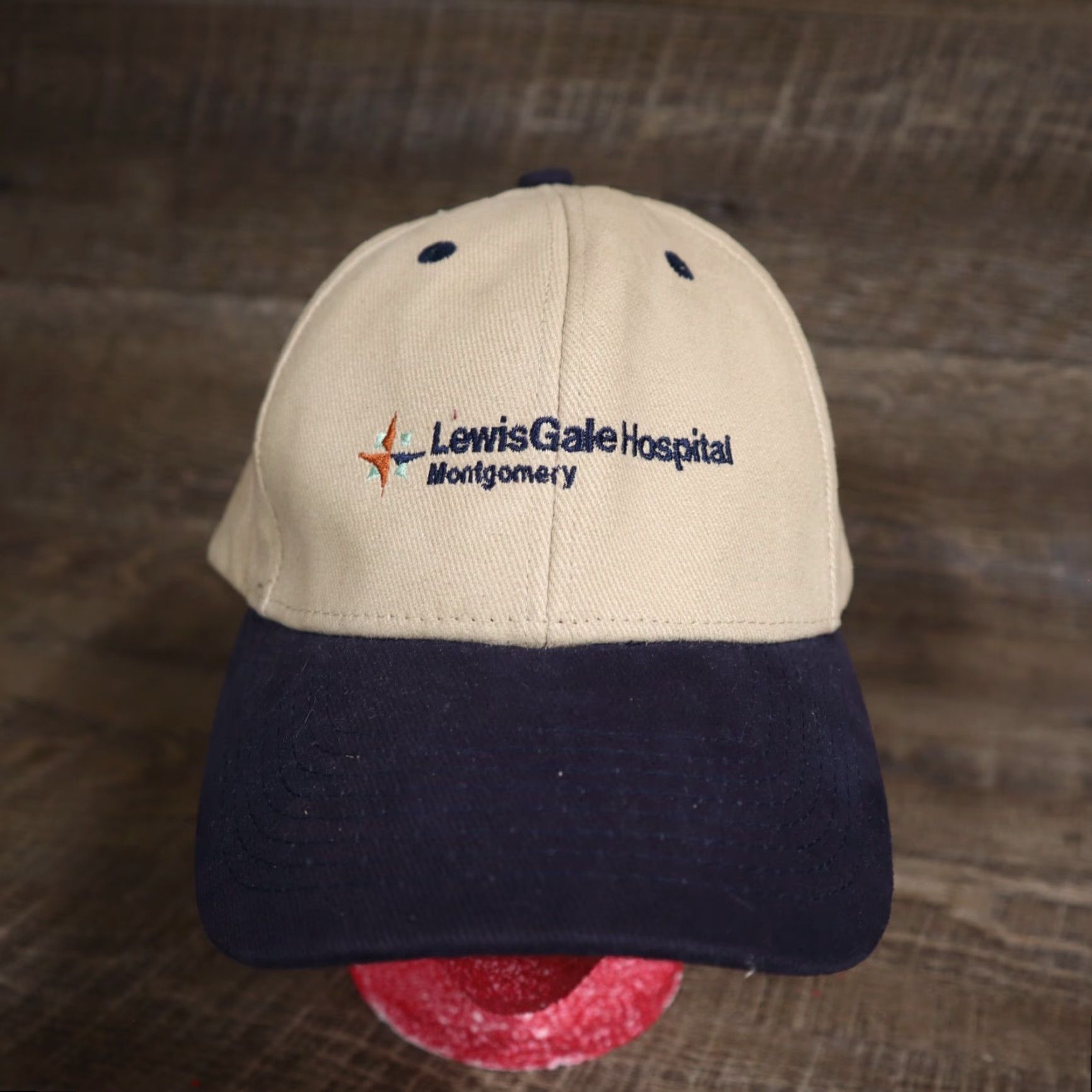 Vintage Baseball Cap Pilatus Lewis Gale Physicians Cap Hat Adult Size Adjustable Beige Unisex Mens Womens Size ONE SIZE - 2 Thumbnail