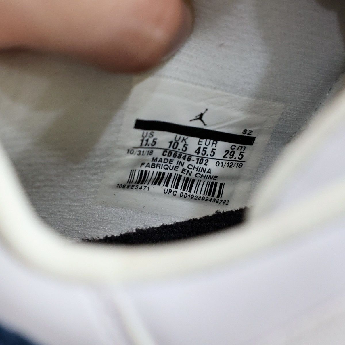 Jordan Brand × Nike Air Jordan 11 Retro Low Navy Snake Skin 2019 Size US 11.5 / EU 44-45 - 6 Thumbnail