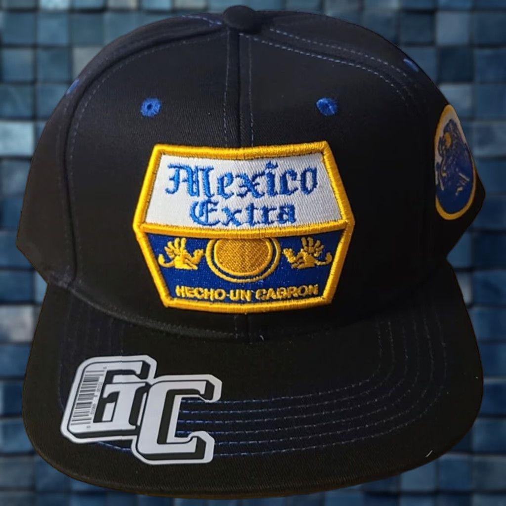Vintage VINTAGE GC Mexico Extra Funny Baseball Cap Snapback Adjustable Men Black Size ONE SIZE - 1 Thumbnail