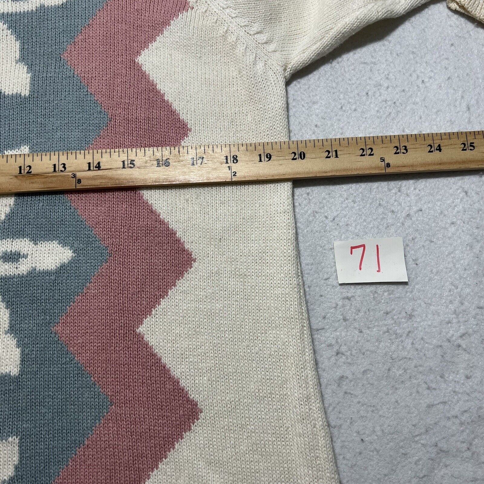 Vintage Vintage Petite Sophisticate Snowflake Turtleneck Sweater Size S / US 4 / IT 40 - 7 Thumbnail