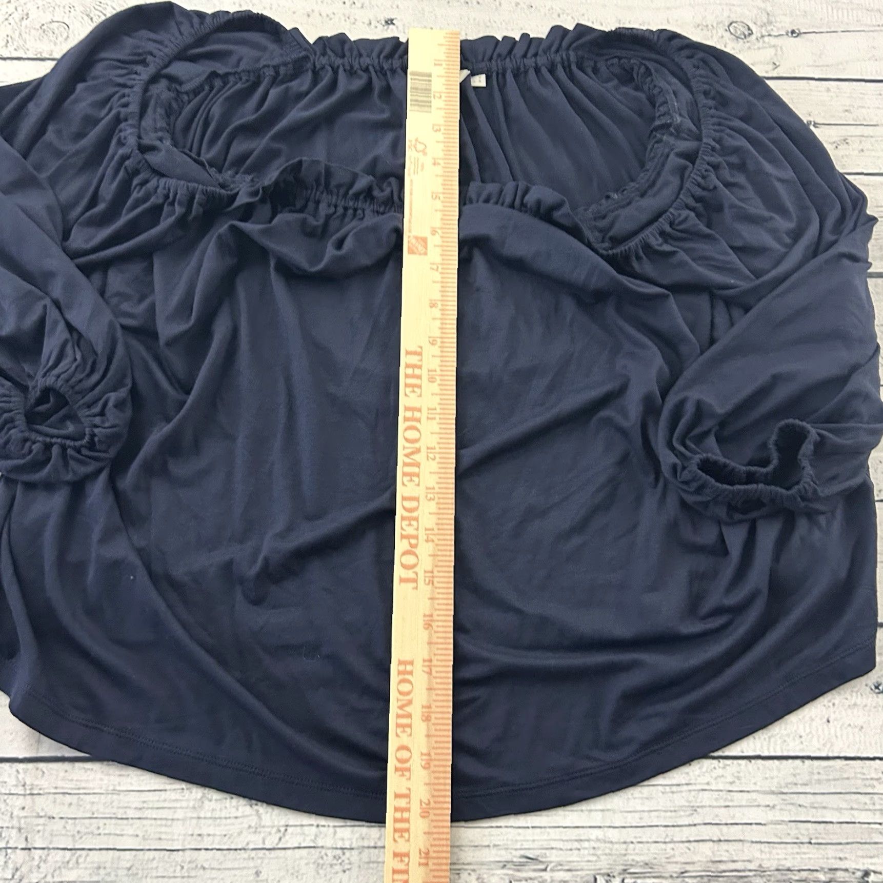 Boden Boden Off The Shoulder 3/4 Sleeve Blouse Women's Blue 4 Shirt, Top, Blouse, Off the Shoulder, 3/4 Sleeve, Boden, Women, Blue, 4, Adult Size S / US 4 / IT 40 - 3 Thumbnail