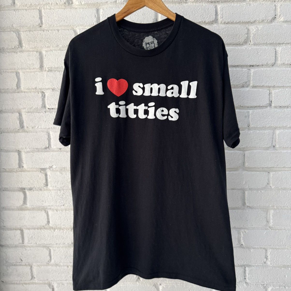 Vintage I Love Small Titties Tee Size US L / EU 52-54 / 3 - 1 Thumbnail
