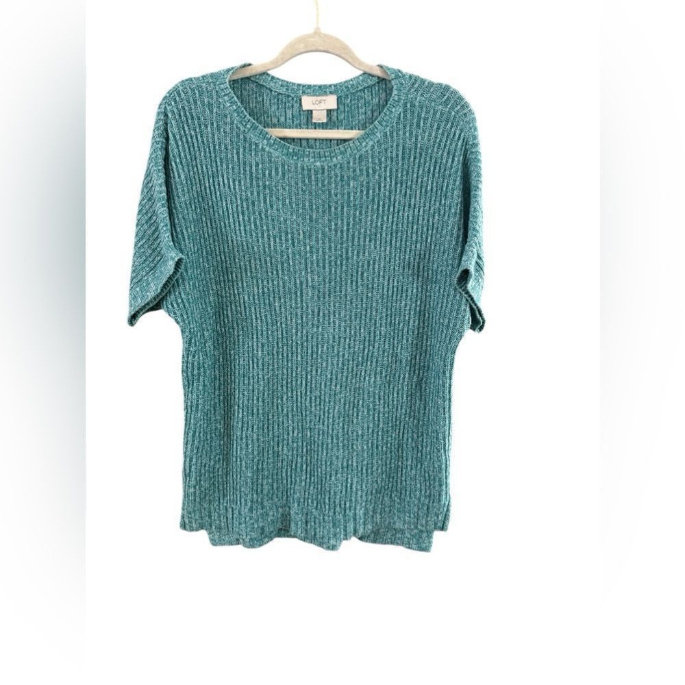 Loft Loft size medium blue, and white sweater top Size M / US 6-8 / IT 42-44 - 7 Thumbnail