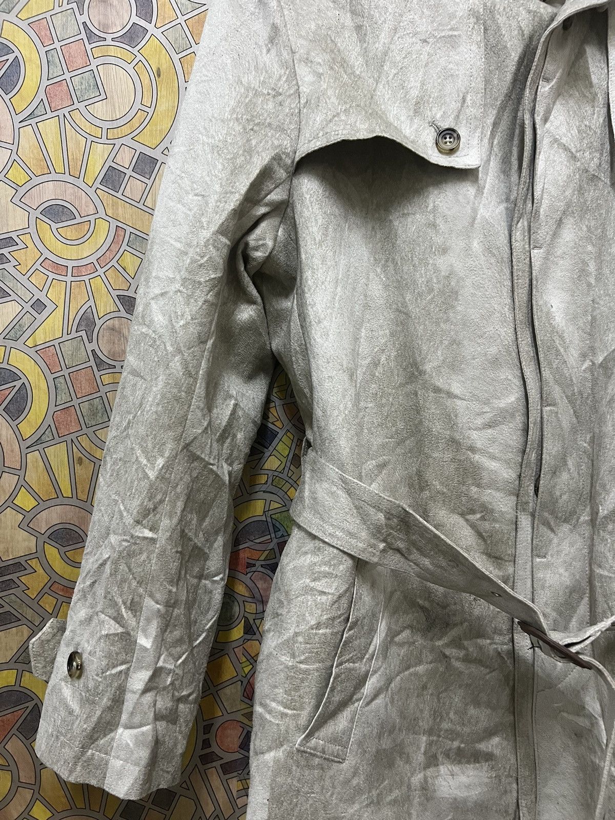 Tornado Mart Tornado Mart Micro Suede Trench Coat Tornado Mart (GJ 35) Size US L / EU 52-54 / 3 - 7 Thumbnail