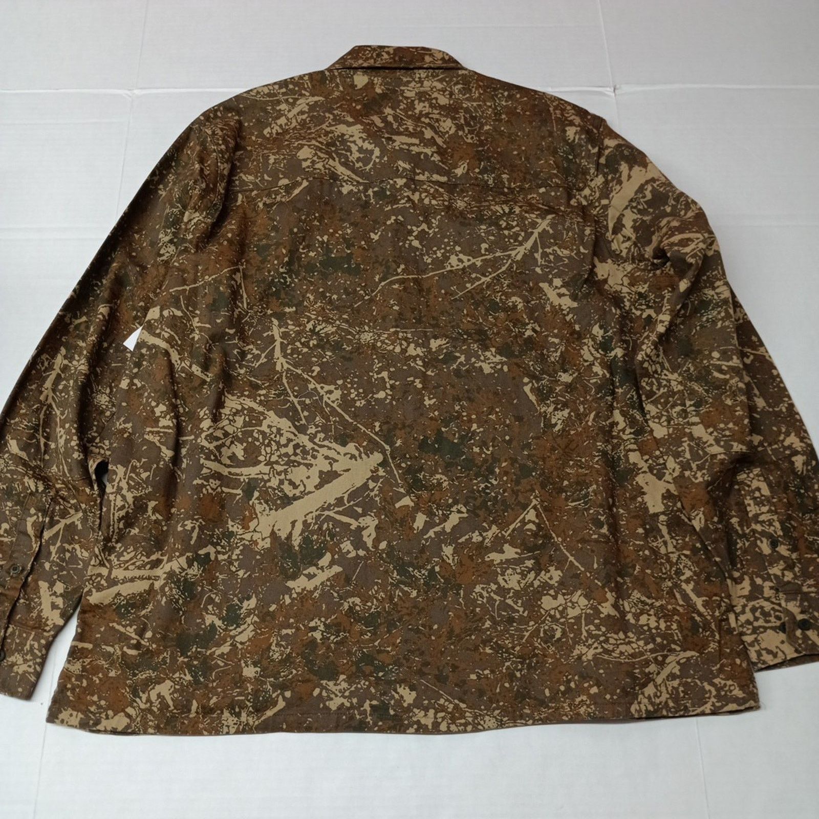 Wrangler Wrangler Camouflage Overshirt Workwear Shacket Size XL Brown Size US XL / EU 56 / 4 - 9 Thumbnail