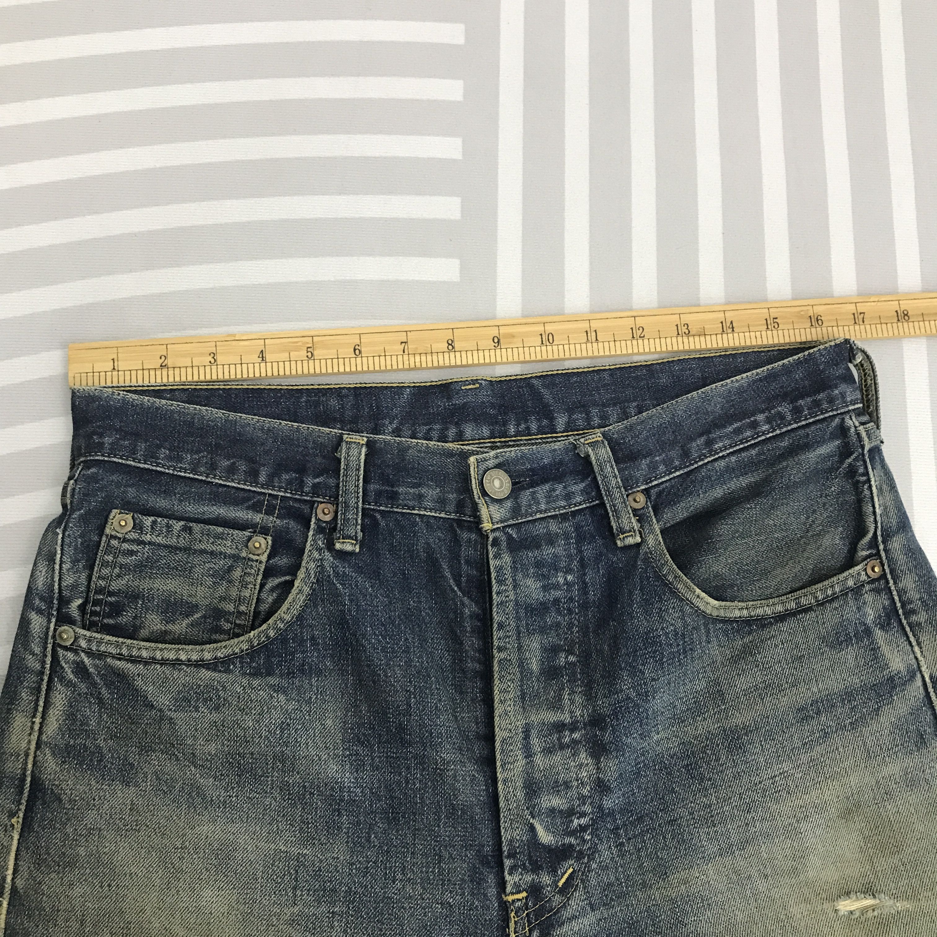 Levi's × Levi's Vintage Clothing Vintage Levi's Big E Japan Distressed Denim pants Size US 32 / EU 48 - 9 Thumbnail