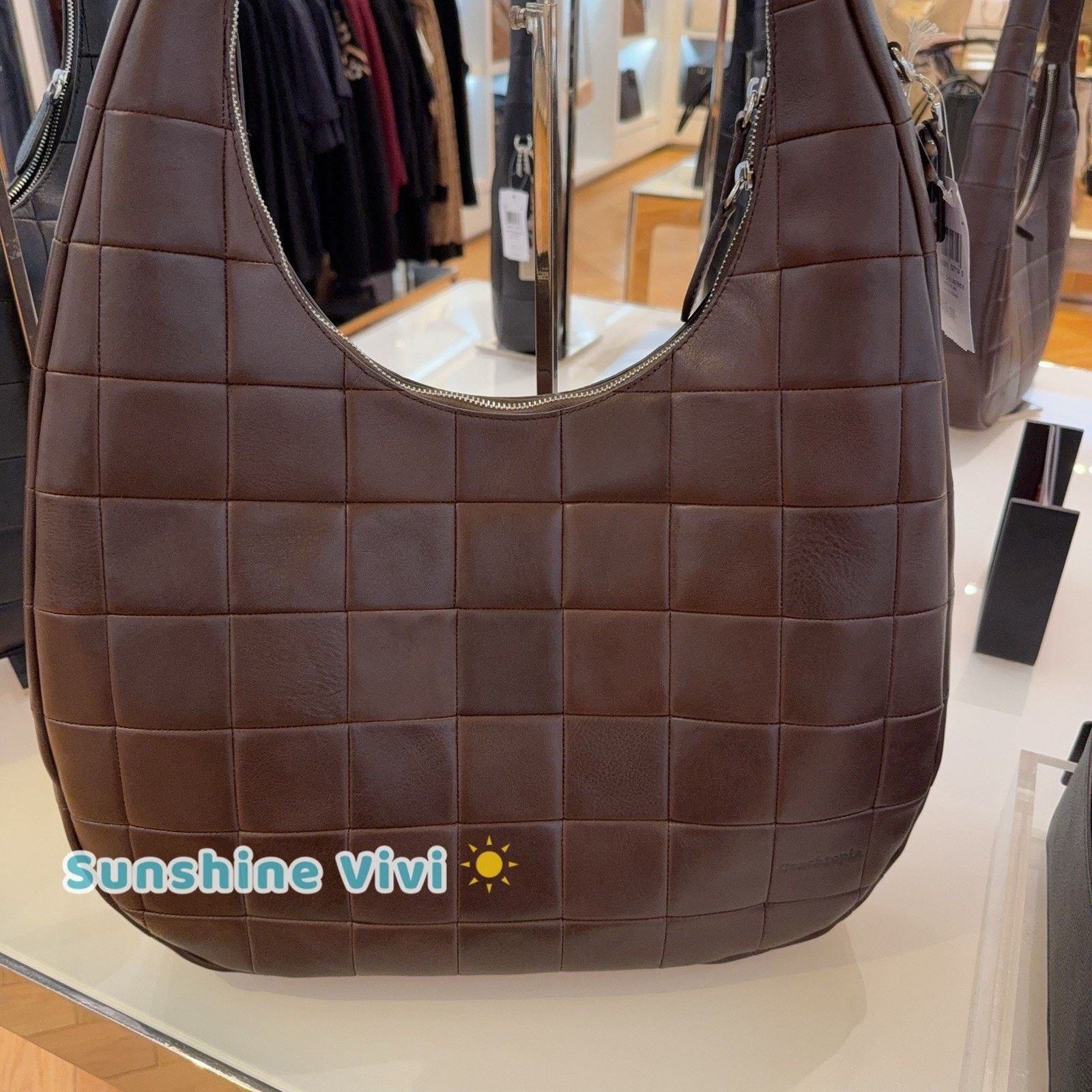 Coach NWT Coach Large Crescent Shoulder Bag Leather CCM66 Maple Size ONE SIZE - 2 Thumbnail