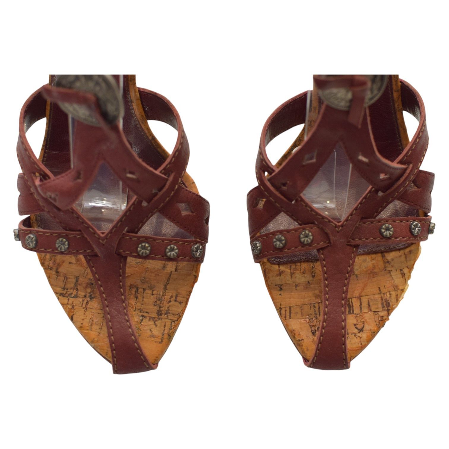Dior Christian Dior Brown Leather Strappy Sandals 39 Size US 9 / IT 39 - 5 Thumbnail