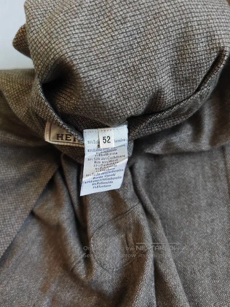 Hermes Hermes Cashmere suit jacket, unstructured casual suit, 49% Size US L / EU 52-54 / 3 - 4 Thumbnail