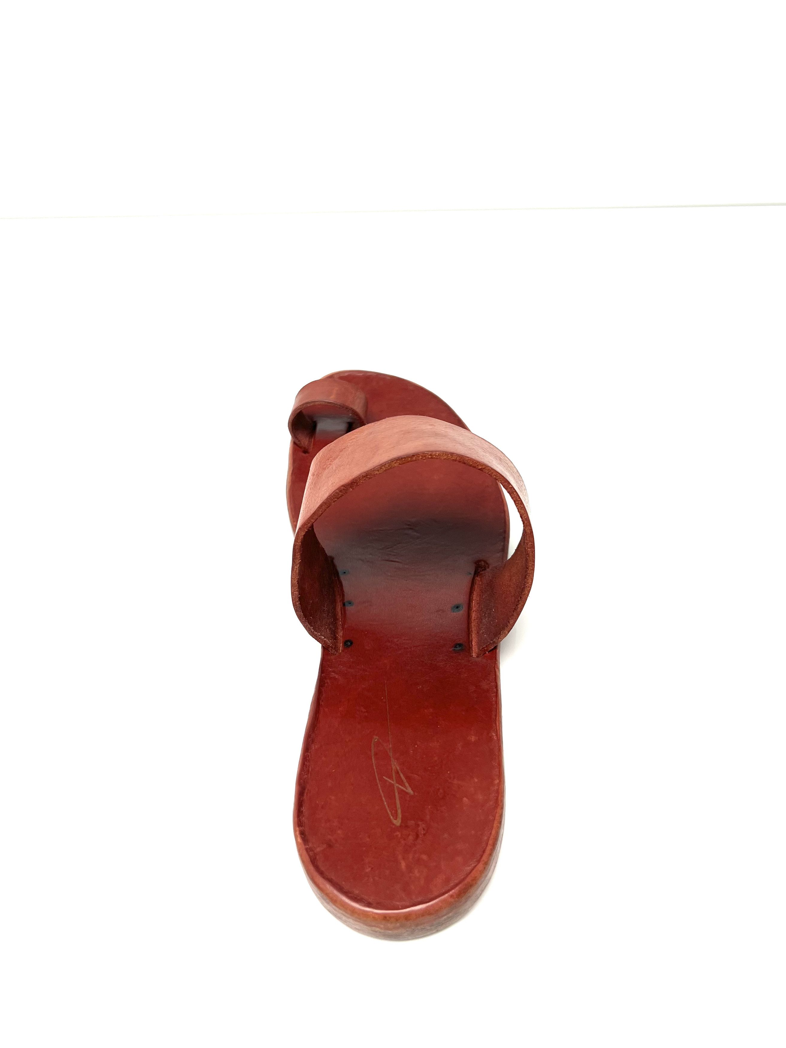 Dimissianos & Miller DIMISSIANOS & MILLER LEATHER SLIDE / SANDALS Size US 11 / EU 44 - 9 Thumbnail