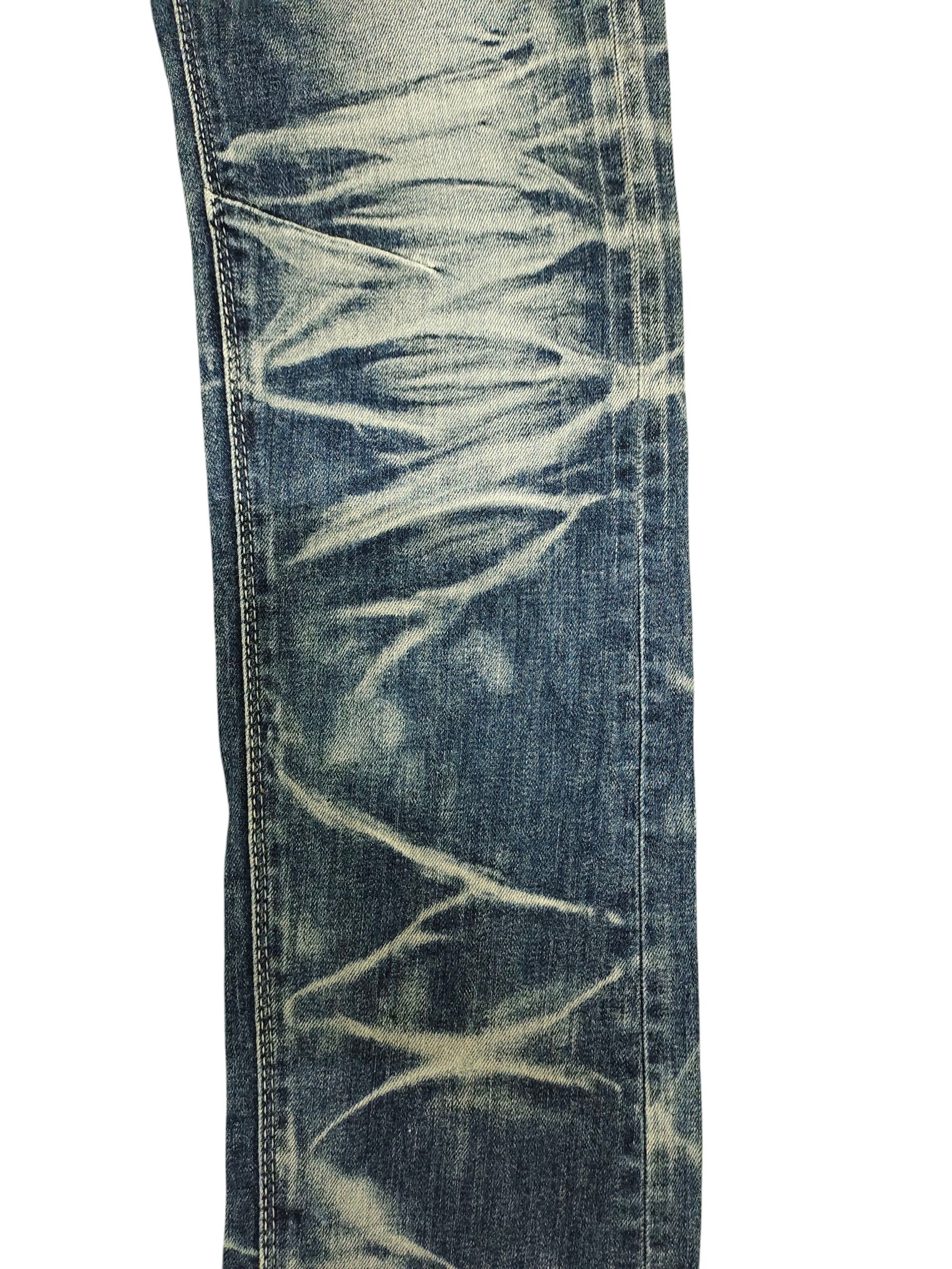 GOSTAR DE FUGA Gostar De Fuga Japan Jeans Clawmark Faded Denim Size US 31 - 3 Thumbnail