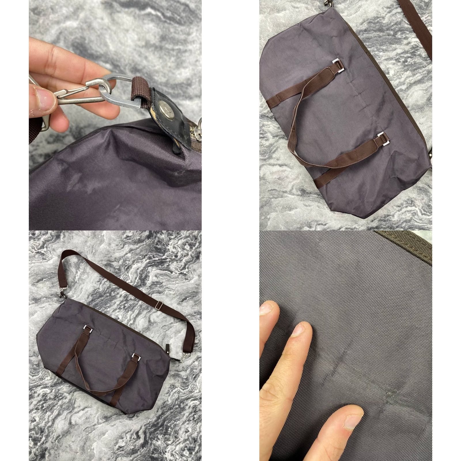 George Gina & Lucy VINTAGE George Gina & Lucy Shoulder Bag GGL Y2K Purple Womens Bag Rectangle Zip Detachable Strap Size ONE SIZE - 10 Thumbnail