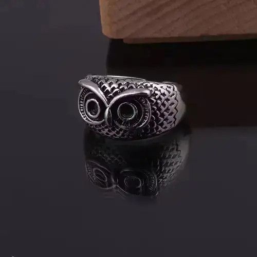 Japanese Brand Owl Ring Size 26 - 3 Thumbnail
