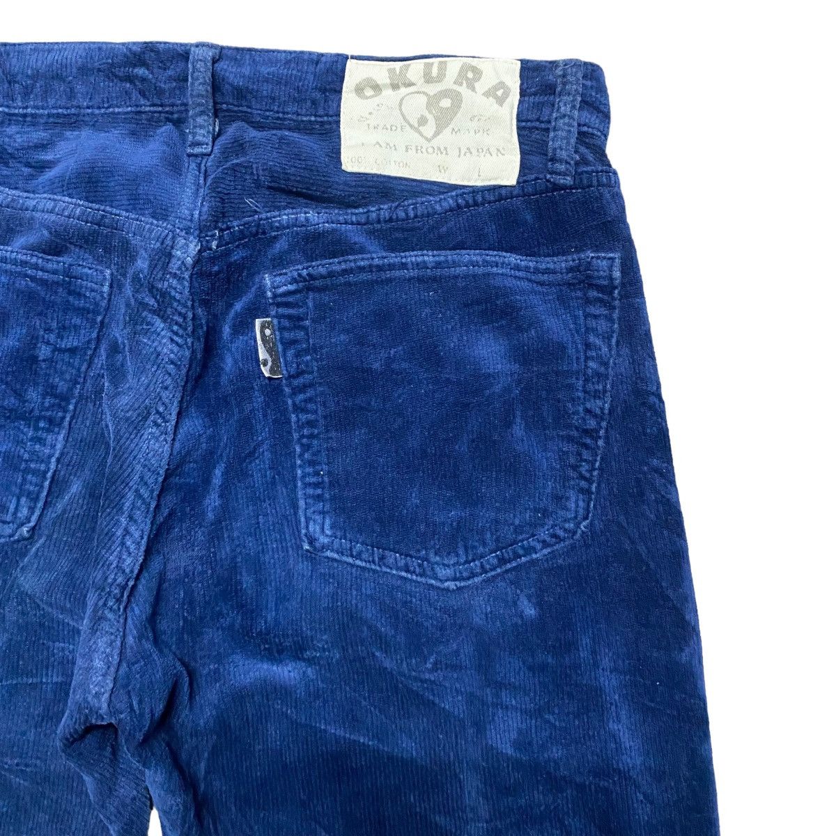 Blue Blue Japan Vintage OKURA Corduroy Pants Size US 31 - 11 Thumbnail