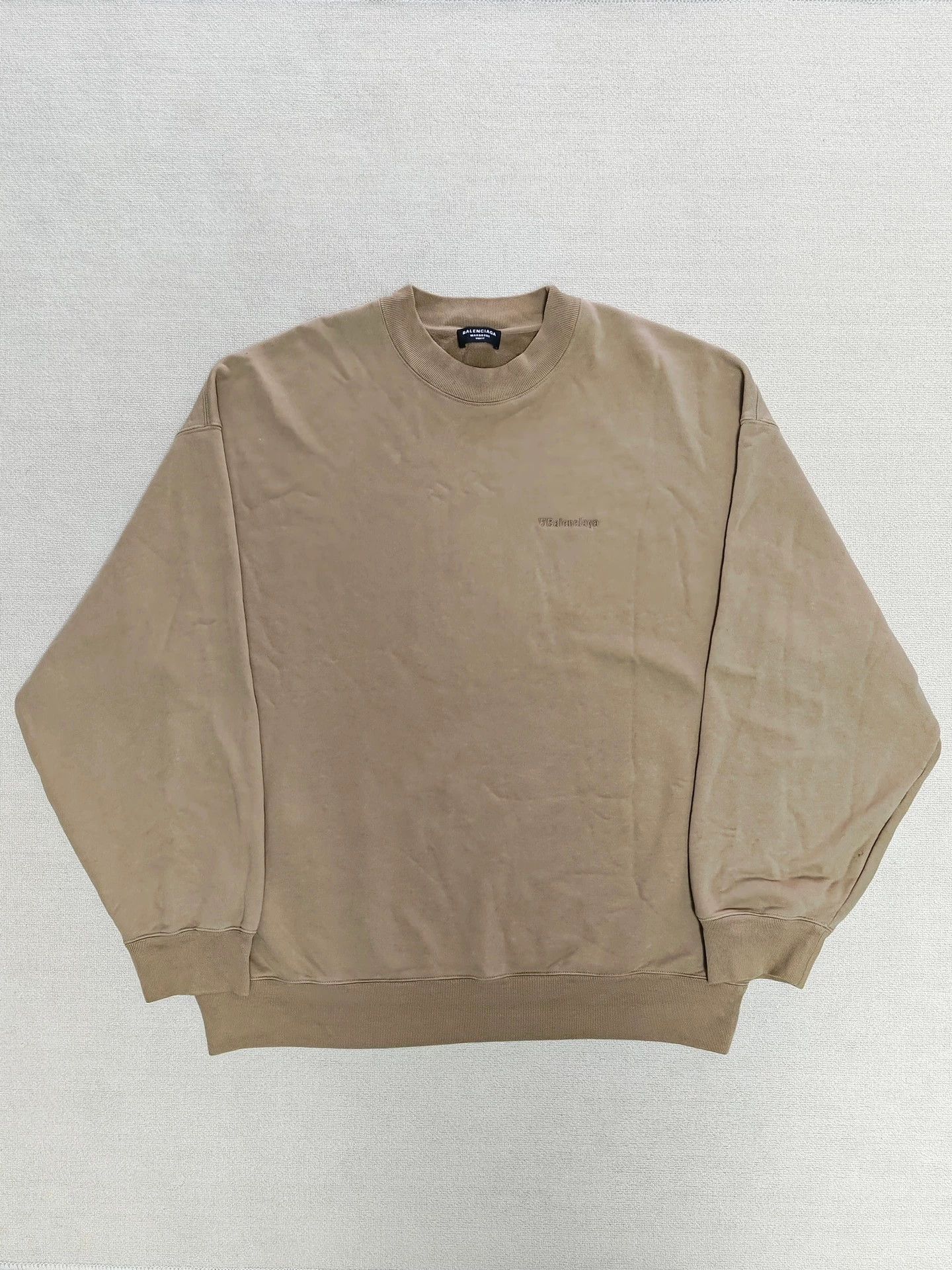 Balenciaga Balenciaga 22ss Double B Embroidered Logo Round Neck Hoodie -DMC Size US XL / EU 56 / 4 - 1 Thumbnail