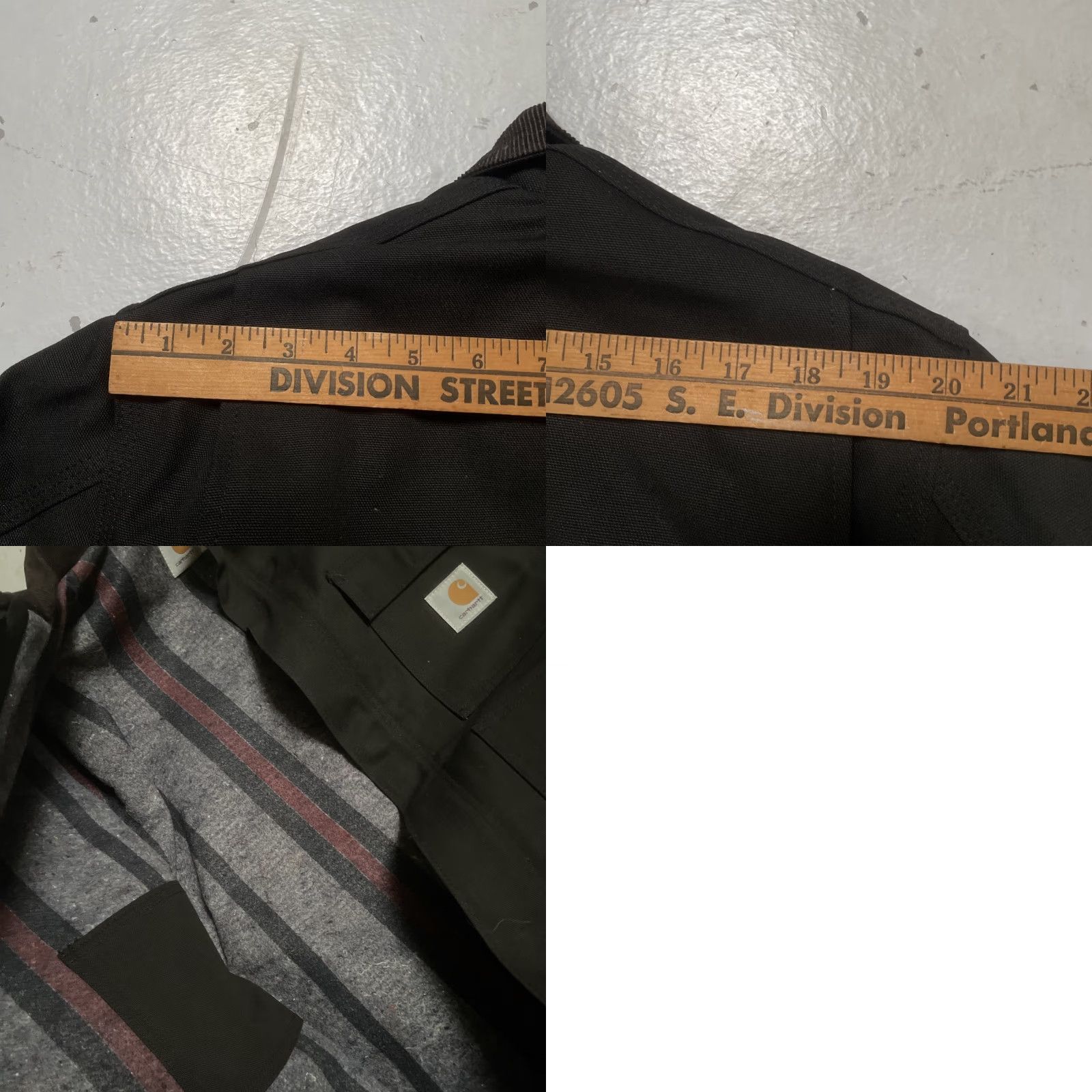 Carhartt VINTAGE Carhartt C04 Canvas Lined Utility Chore Jacket Black 46 NWOT USA 90s Workwear Mens Jacket Size US S / EU 44-46 / 1 - 9 Thumbnail