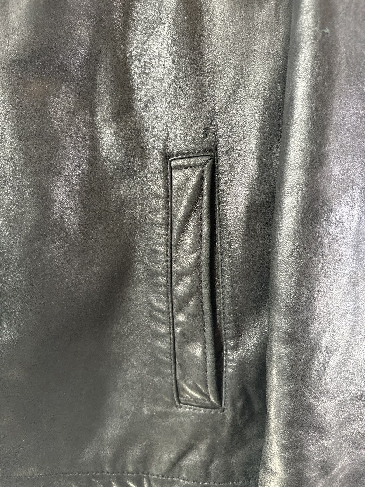Tommy Hilfiger Tommy Hilfiger Men's Cowhide Leather Jacket Size US XL / EU 56 / 4 - 5 Thumbnail