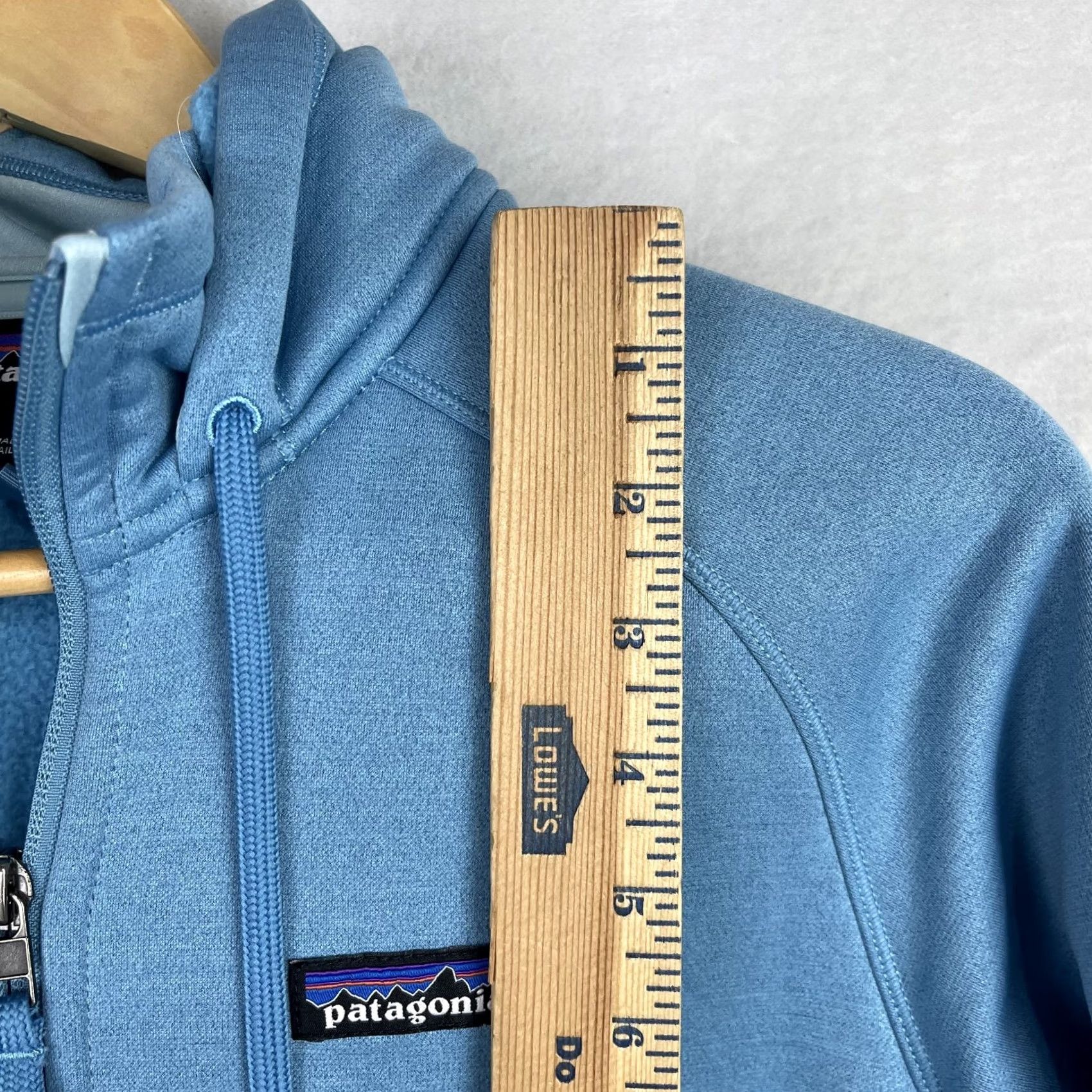 Patagonia Patagonia Hoodie Womens Medium Blue Tech Fleece Jacket Full Zip Outdoor Size M / US 6-8 / IT 42-44 - 5 Thumbnail