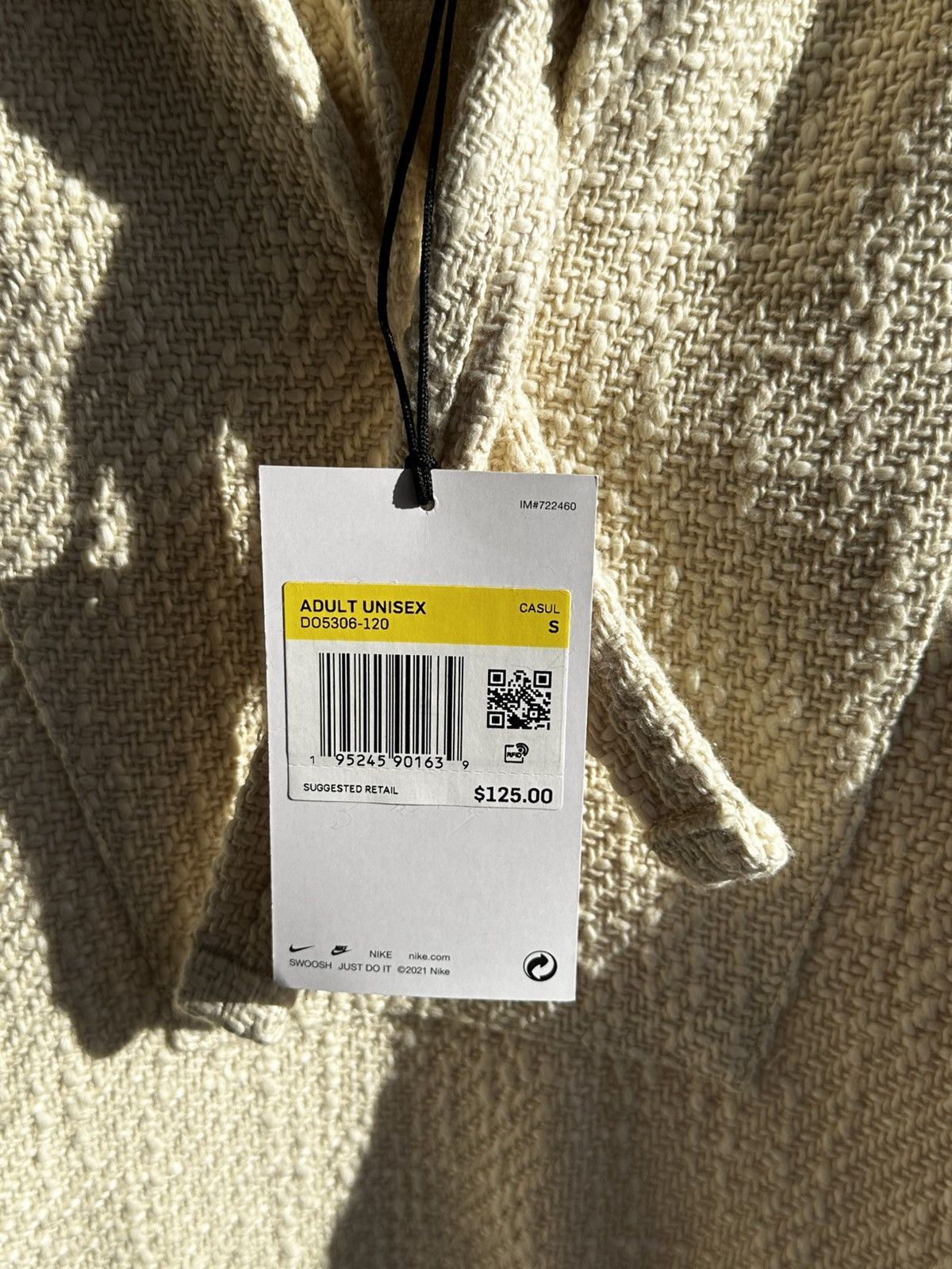 Nike × Stussy NWT Nike x Stussy NRG Pullover Hoodie Natural SS22 Fossil Size US S / EU 44-46 / 1 - 5 Thumbnail