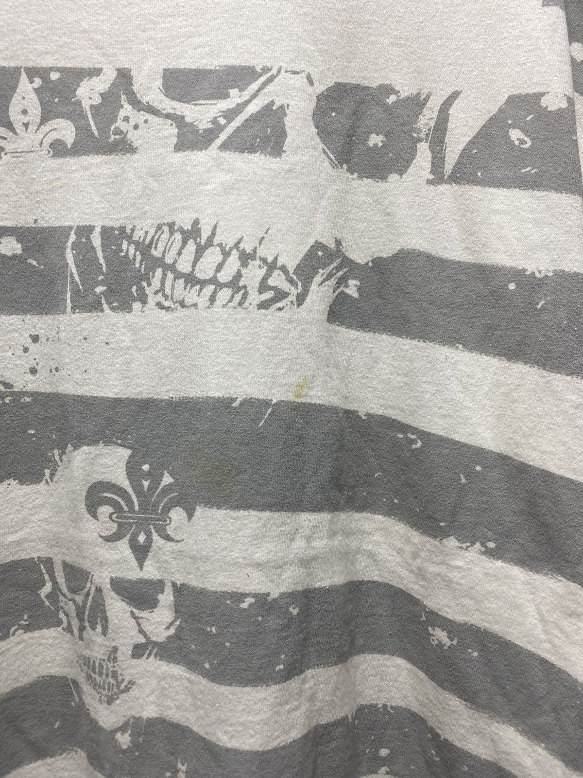 Hysteric Glamour × Japanese Brand × Le Grande Bleu (L.G.B.) Sick☠️ Printed Stripes Skulls Lgb Size US L / EU 52-54 / 3 - 4 Thumbnail