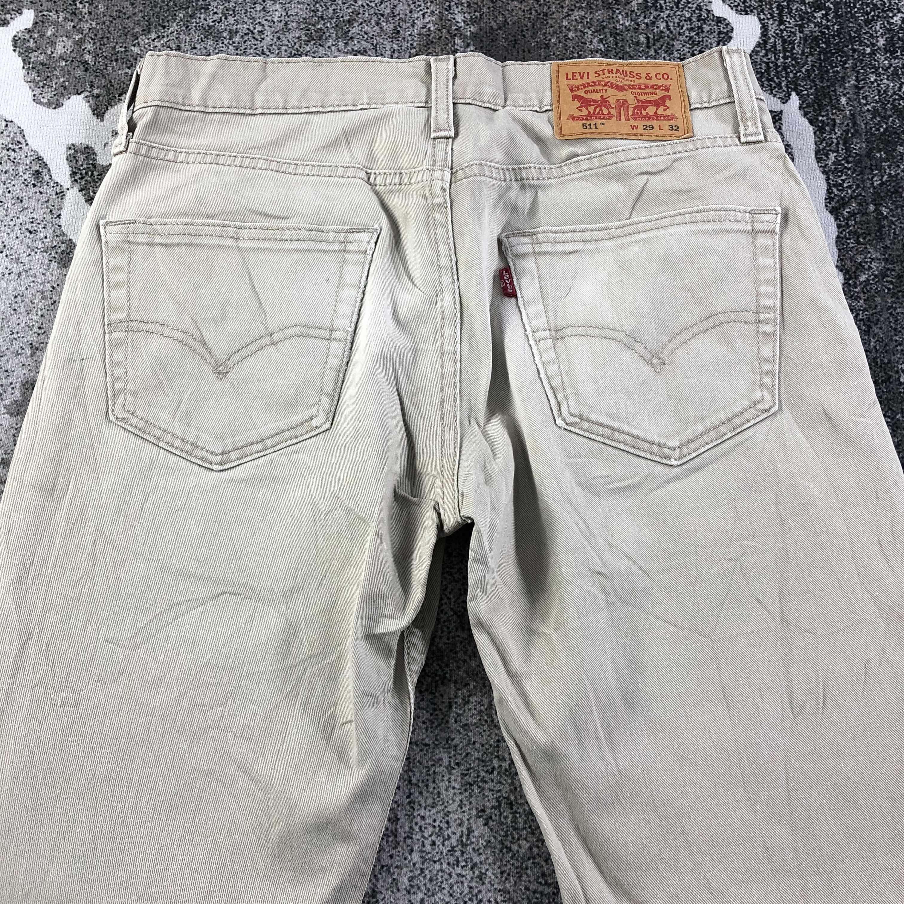 Levi's Levis 511 Jeans Slim Fit Denim KJ1634 Size US 29 - 4 Thumbnail