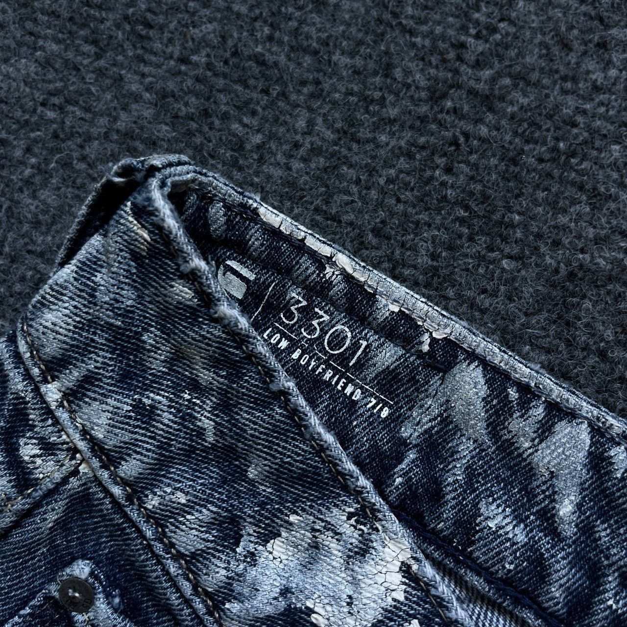 G-Star VTG Women’s G-Star Raw Restored Denim Custom Y2K 00s USA Hyp Size 27" / US 4 / IT 40 - 11 Thumbnail