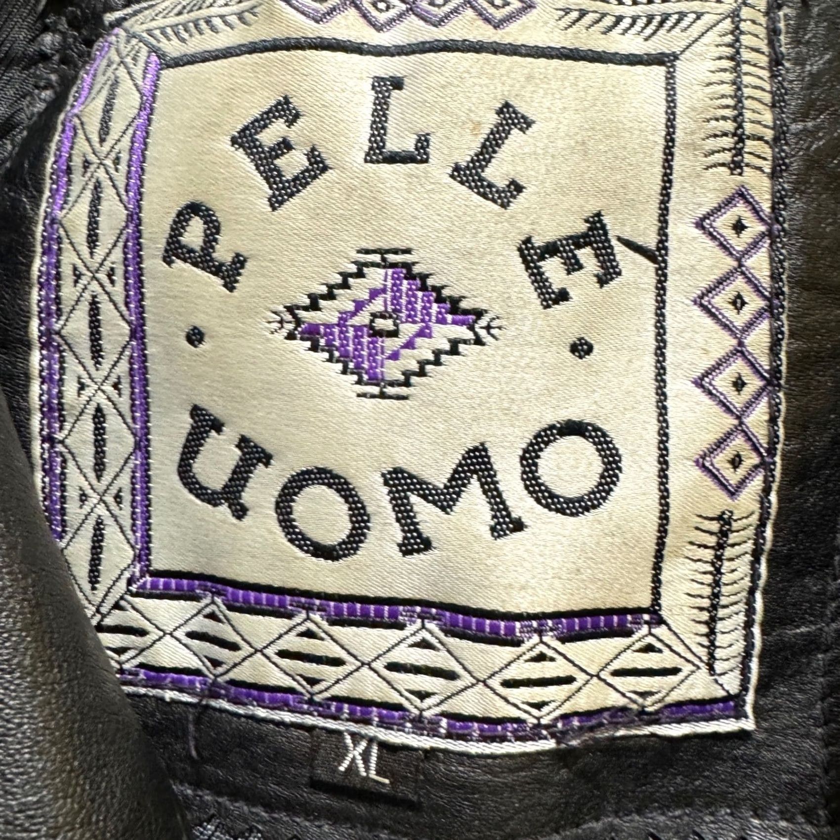 Pelle Pelle VTG Pelle Uomo Leather Jacket Mens XL Quilted Lined Full Zip Biker Grunge Jacket Black Leather Bomber Mens XL Size US XL / EU 56 / 4 - 5 Thumbnail