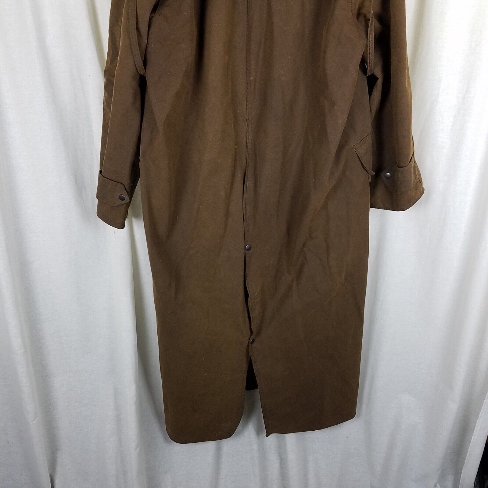 Vintage Jackeroos Oiled Canvas Waxed Stockman Drovers Trench Coat 5 Size US L / EU 52-54 / 3 - 7 Thumbnail