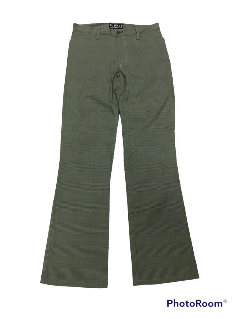 Other Vintage Japanese 010920 Flare The Nine Heads Tartan Pants Size US 29 - 1 Thumbnail