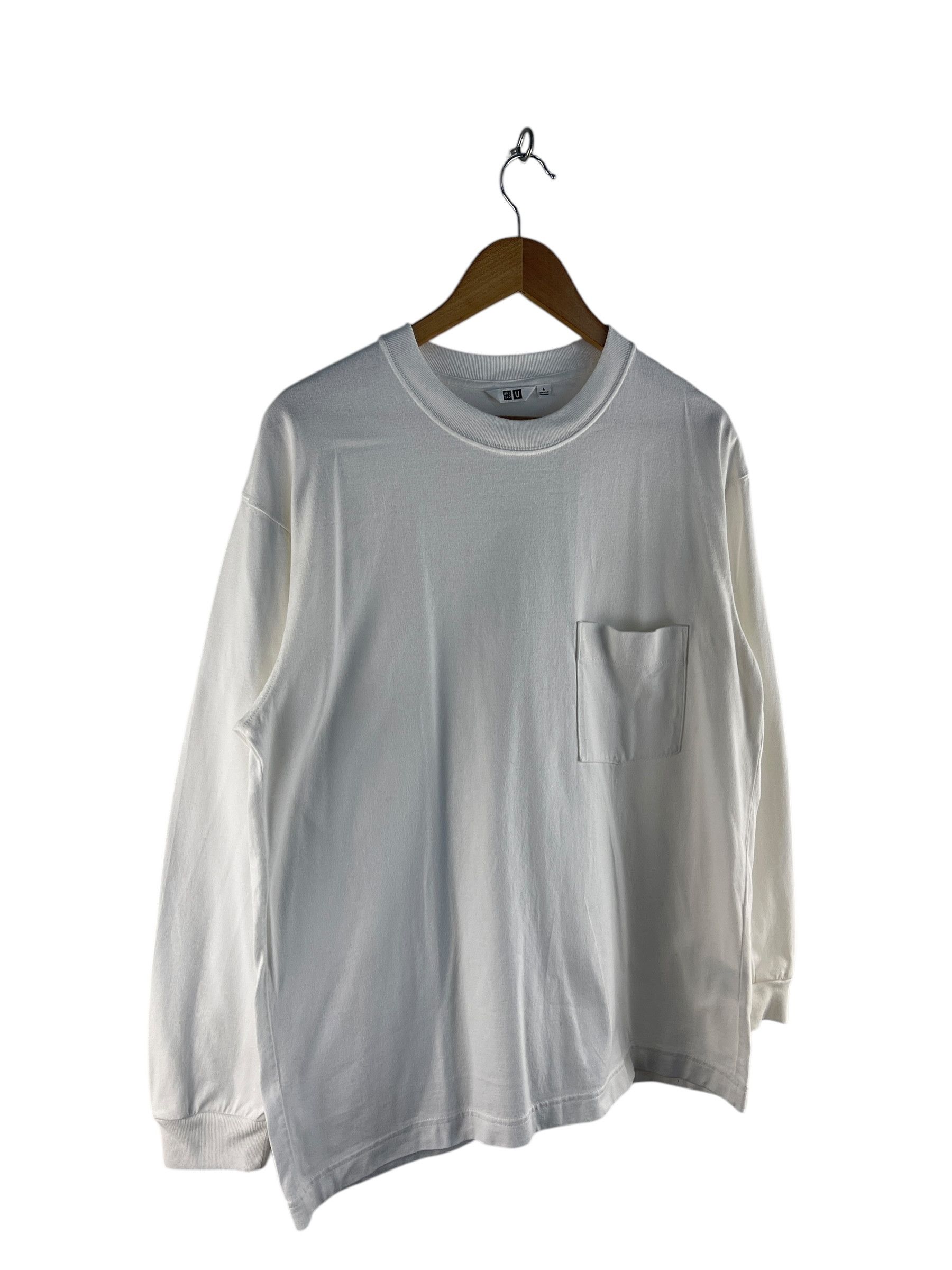 Lemaire × Uniqlo Lemaire Uniqlo Single Pocket Long Sleeve Shirt Size US L / EU 52-54 / 3 - 3 Thumbnail