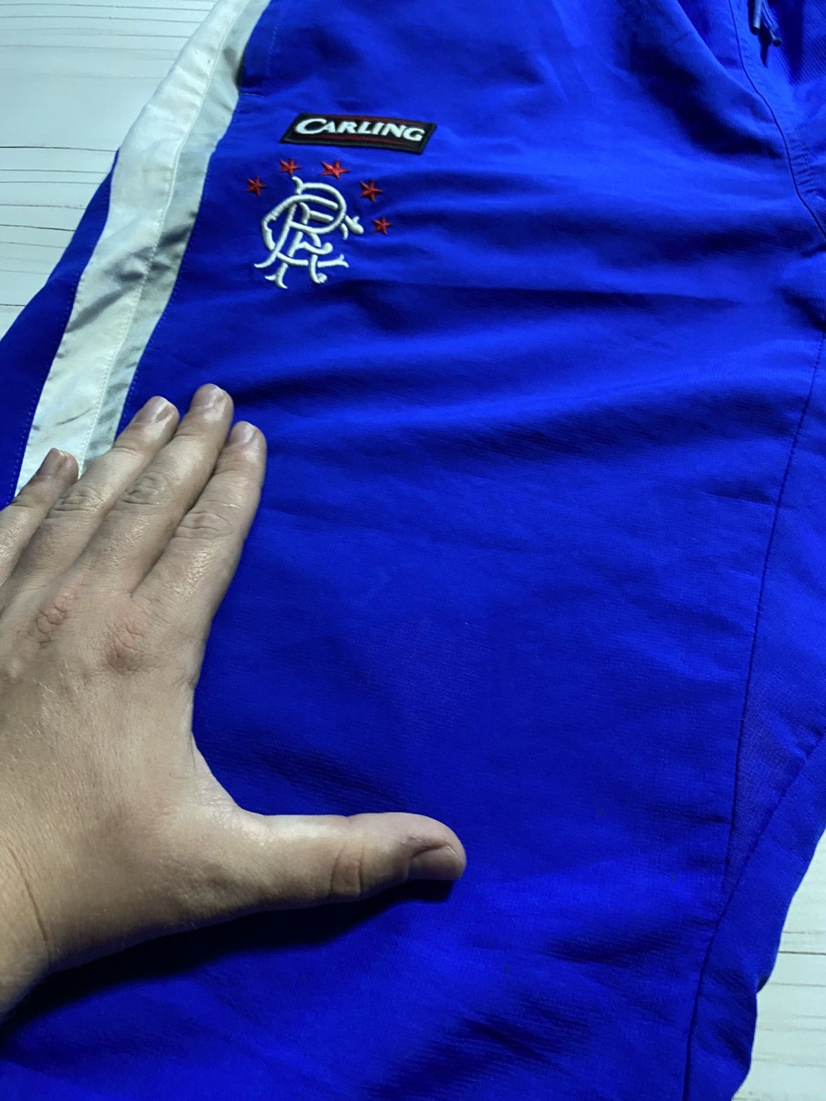 Umbro × Vintage Vintage Umbro Glasgow Rangers training baggy fit y2k pants Size US 34 / EU 50 - 8 Thumbnail