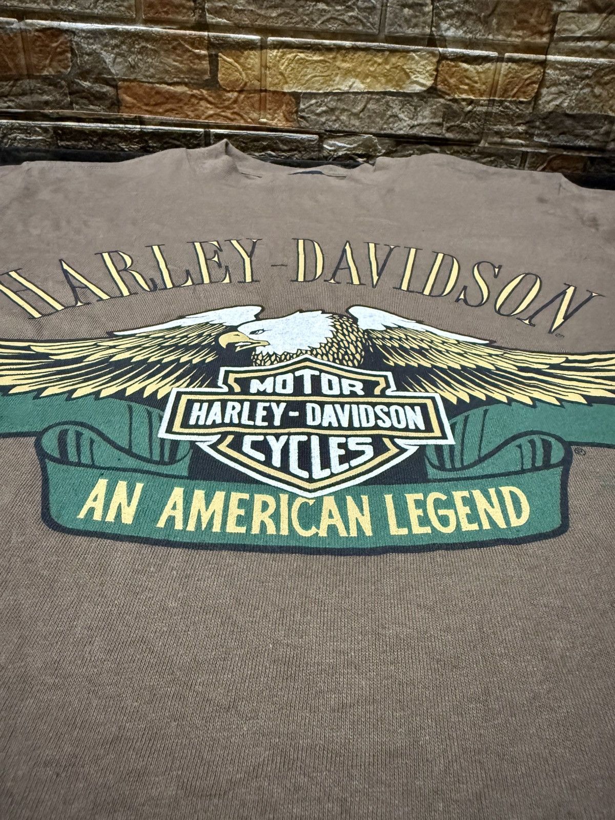 Harley Davidson Vintage 90s 3D Emblem Harley Davidson Size US M / EU 48-50 / 2 - 4 Thumbnail