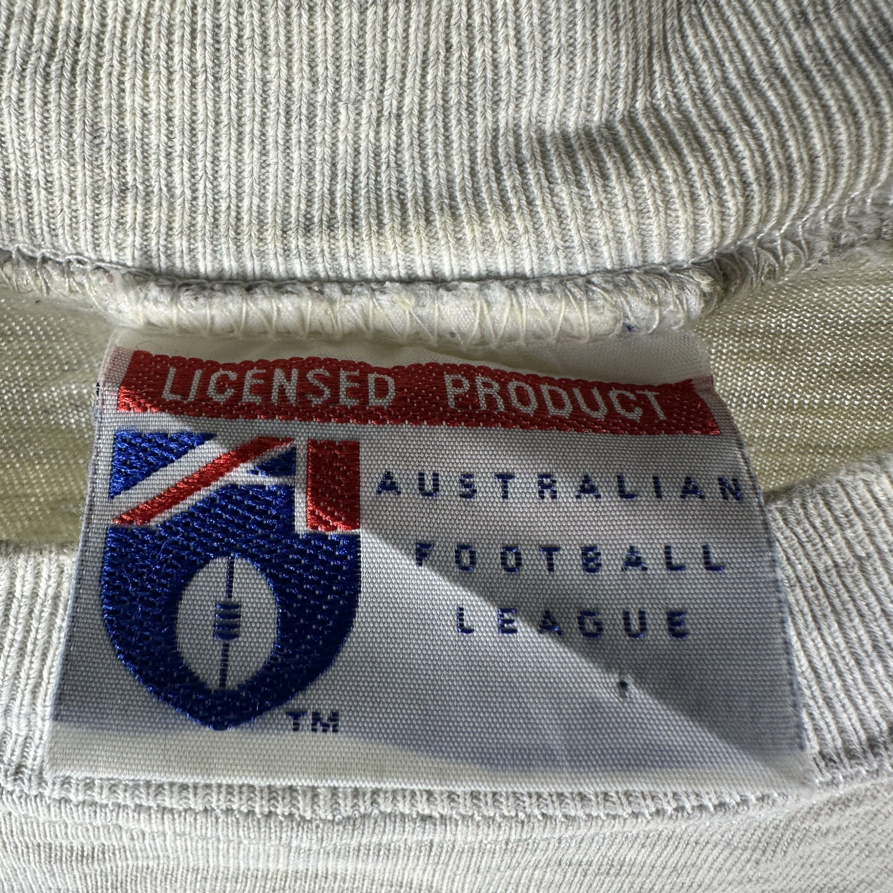 Vintage Vintage 90s West Coast Eagles AFL Single Stitch T-shirt Size US XL / EU 56 / 4 - 3 Thumbnail