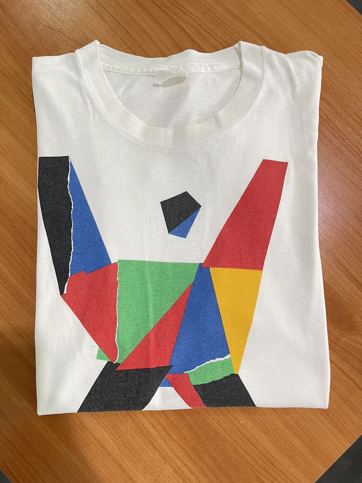 Vintage Vintage 90s amnesty international by Shin Matsunaga t shirt Size US XL / EU 56 / 4 - 1 Thumbnail
