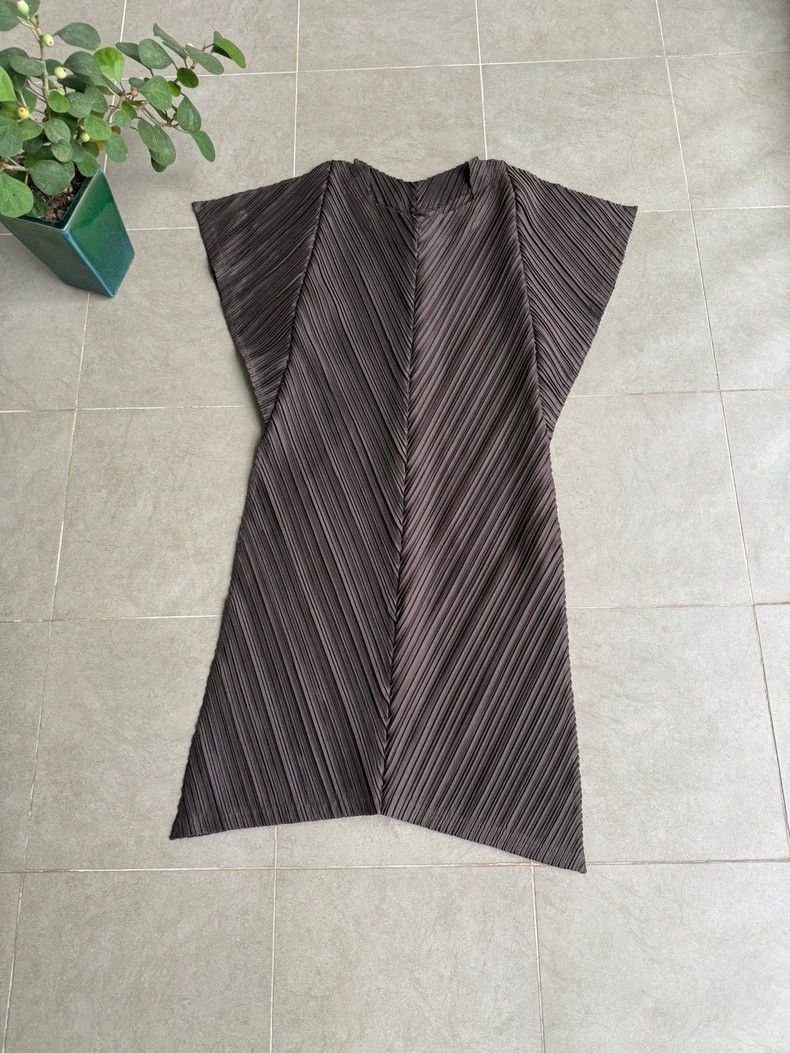 Issey Miyake Issey Miyake size:2 Brown twill mainline dress Size S / US 4 / IT 40 - 7 Thumbnail