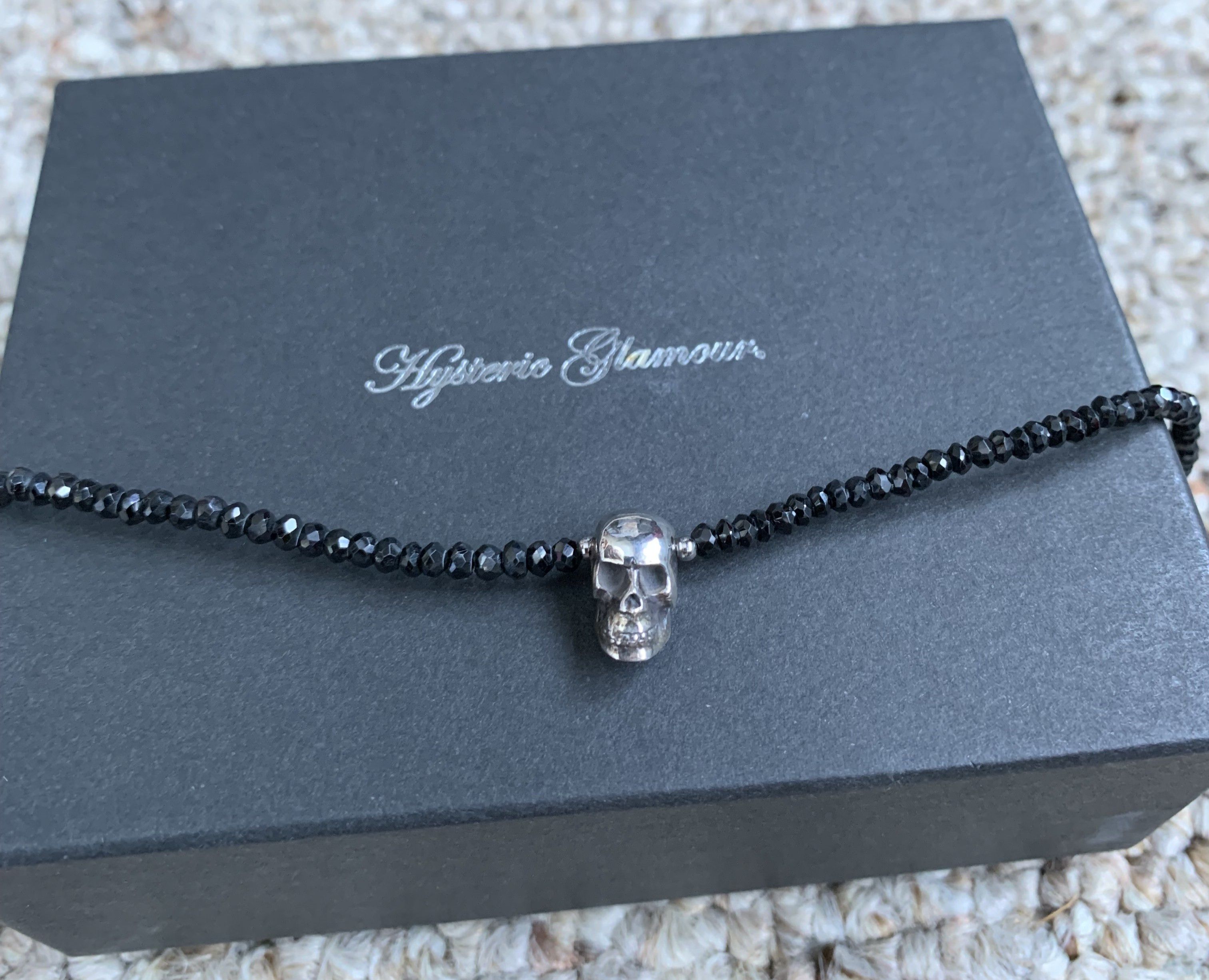 Hysteric Glamour Hysteric Glamour Sterling Silver Jewel Skull Bracelet+ Box Size ONE SIZE - 8 Thumbnail