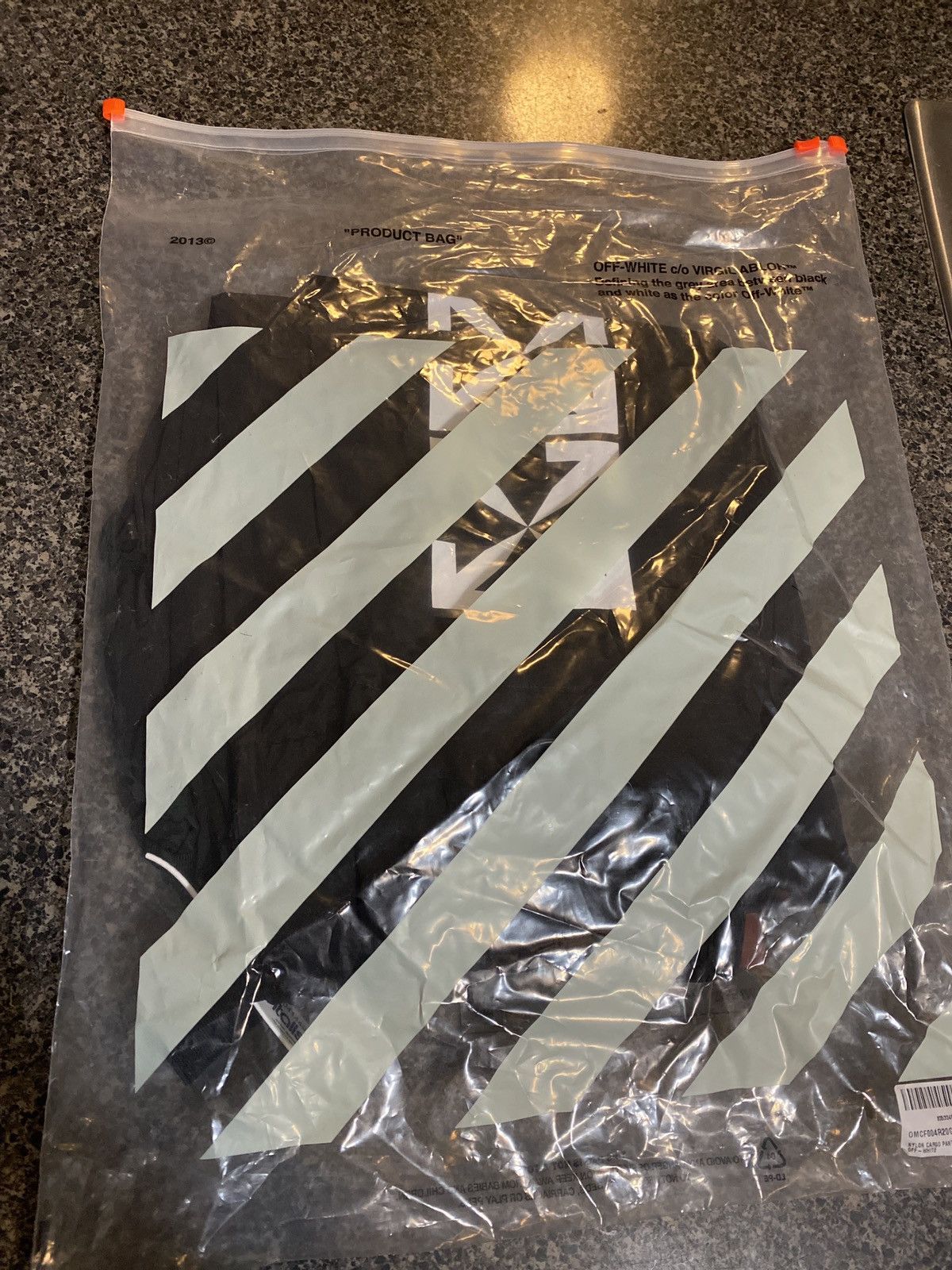 Off-White Off-White Nylon Cargo Pant Black Size US 33 - 12 Thumbnail