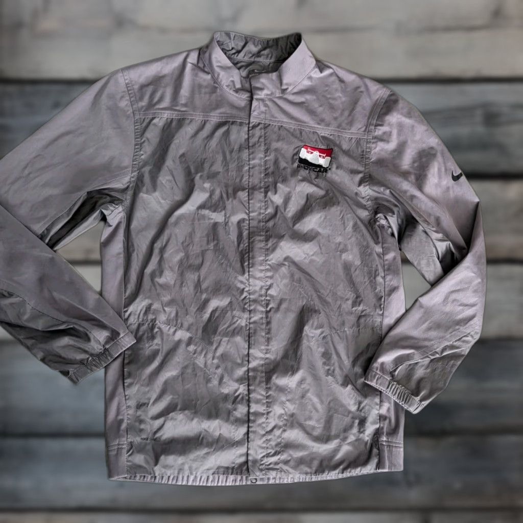 Nike Nike Jacket Mens Small Storm-FIT IndyCar Racing Gray Full Zip Windbreaker Size US S / EU 44-46 / 1 - 1 Thumbnail