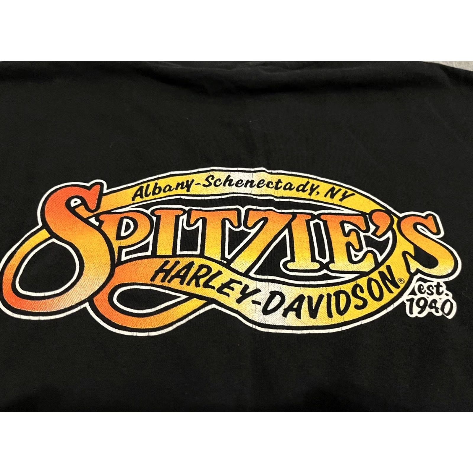 Harley Davidson VINTAGE Harley-Davidson Shirt Mens Crew Neck Short Sleeve Black 1993 USA Medium Size US M / EU 48-50 / 2 - 2 Thumbnail